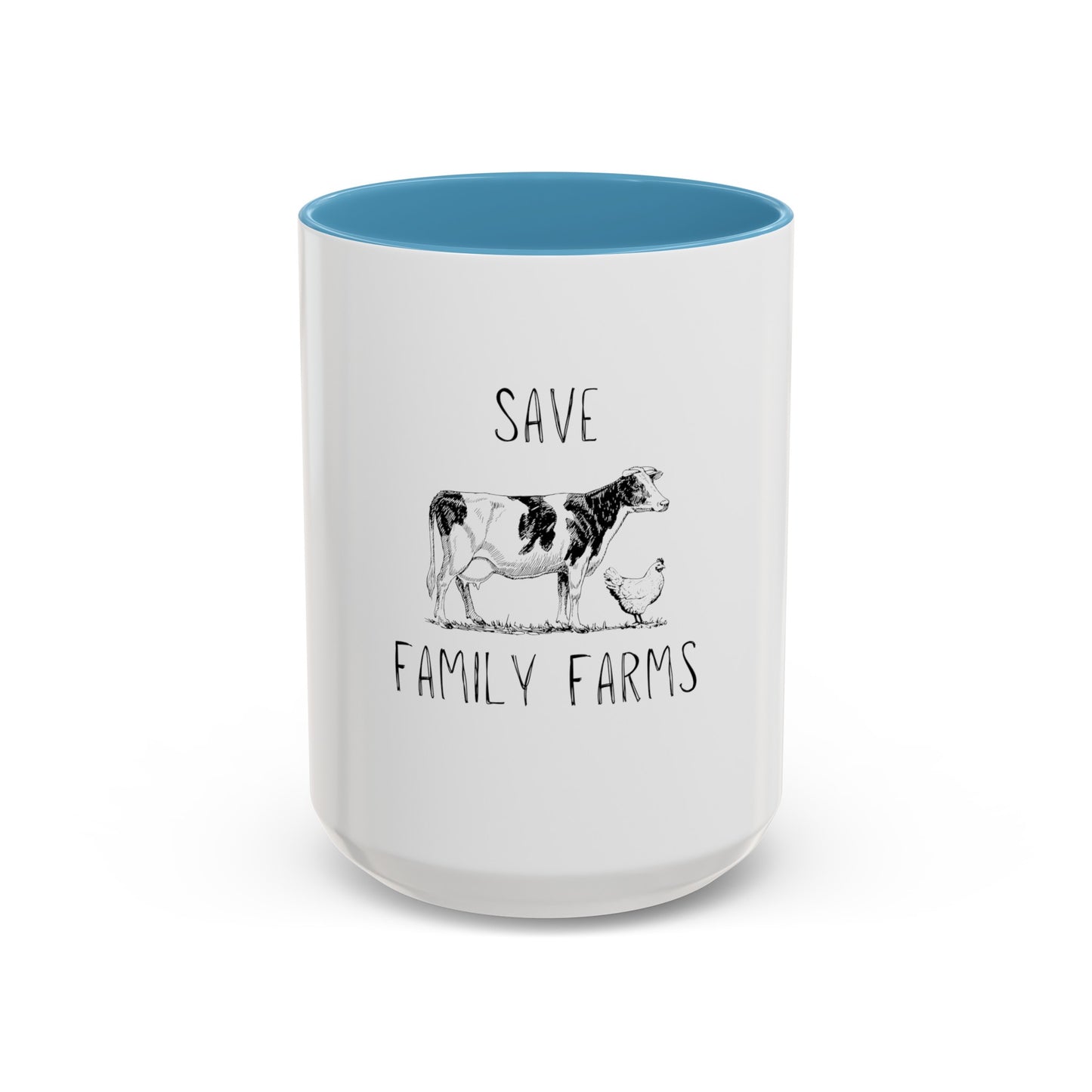 Save Family Farms - Accent Coffee Mug, 11oz