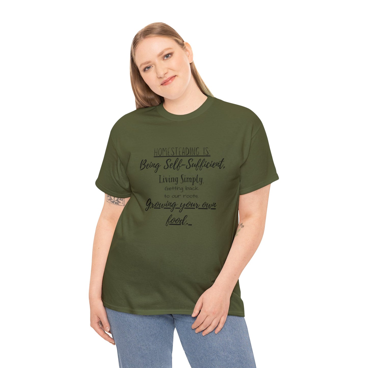 Homesteading Is... - Unisex Heavy Cotton Tee