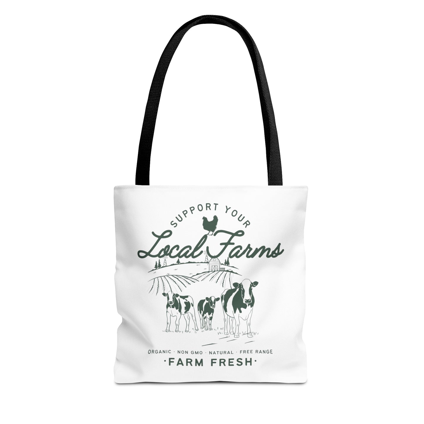 Support Your Local Farms - Tote Bag (AOP)