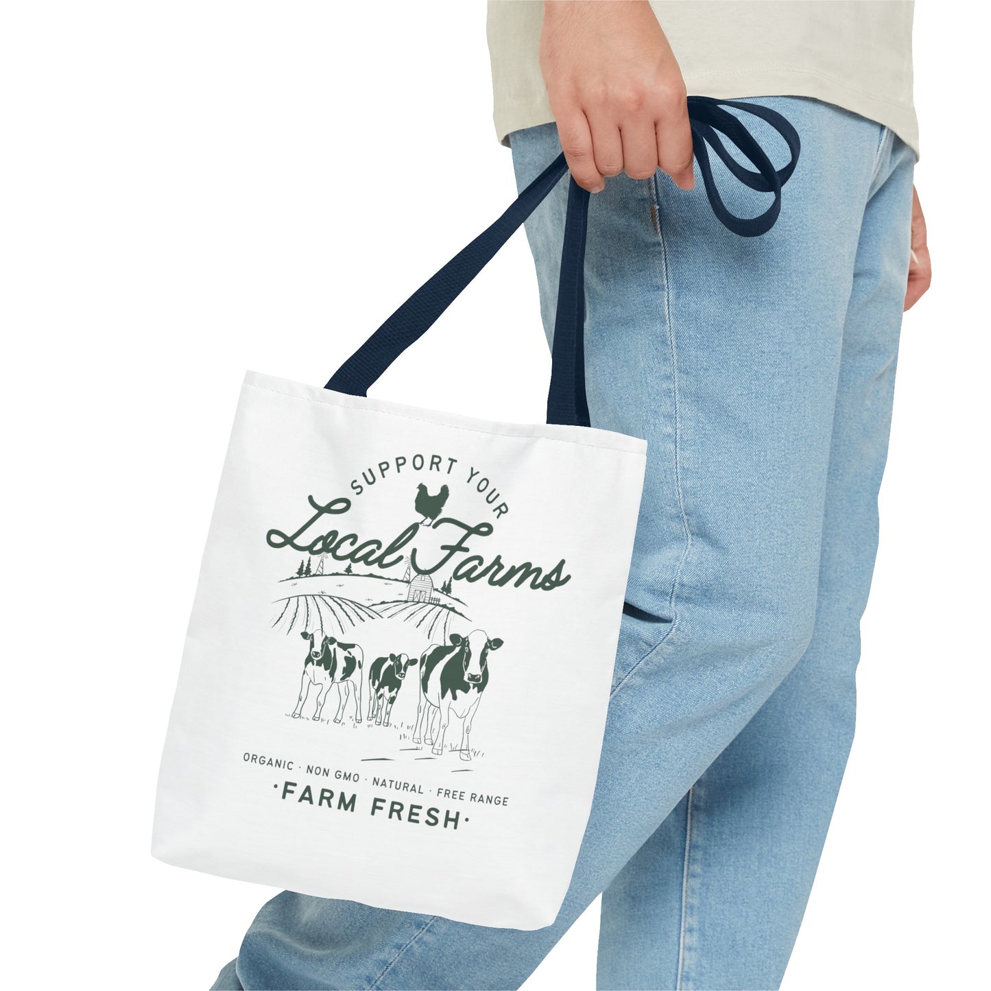 Support Your Local Farms - Tote Bag (AOP)