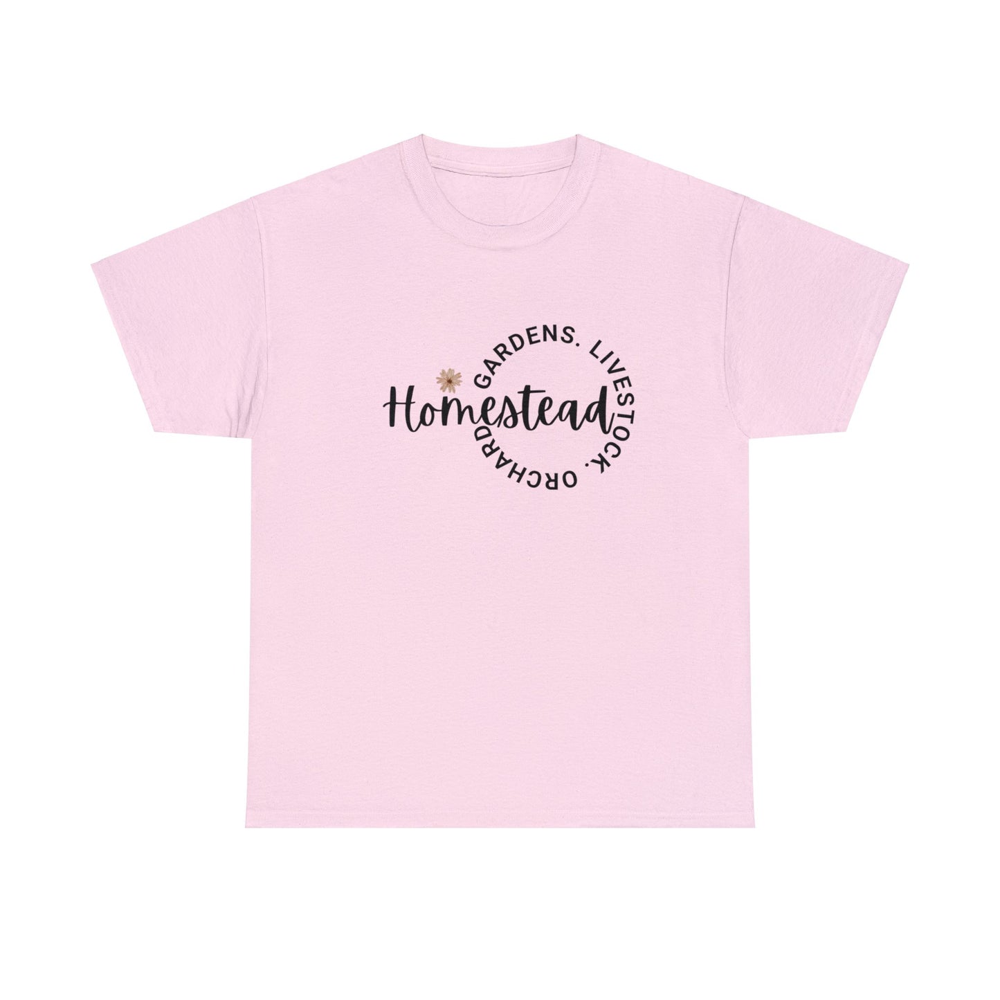 Gardens. Livestock. Orchard. Homestead - Unisex Heavy Cotton Tee