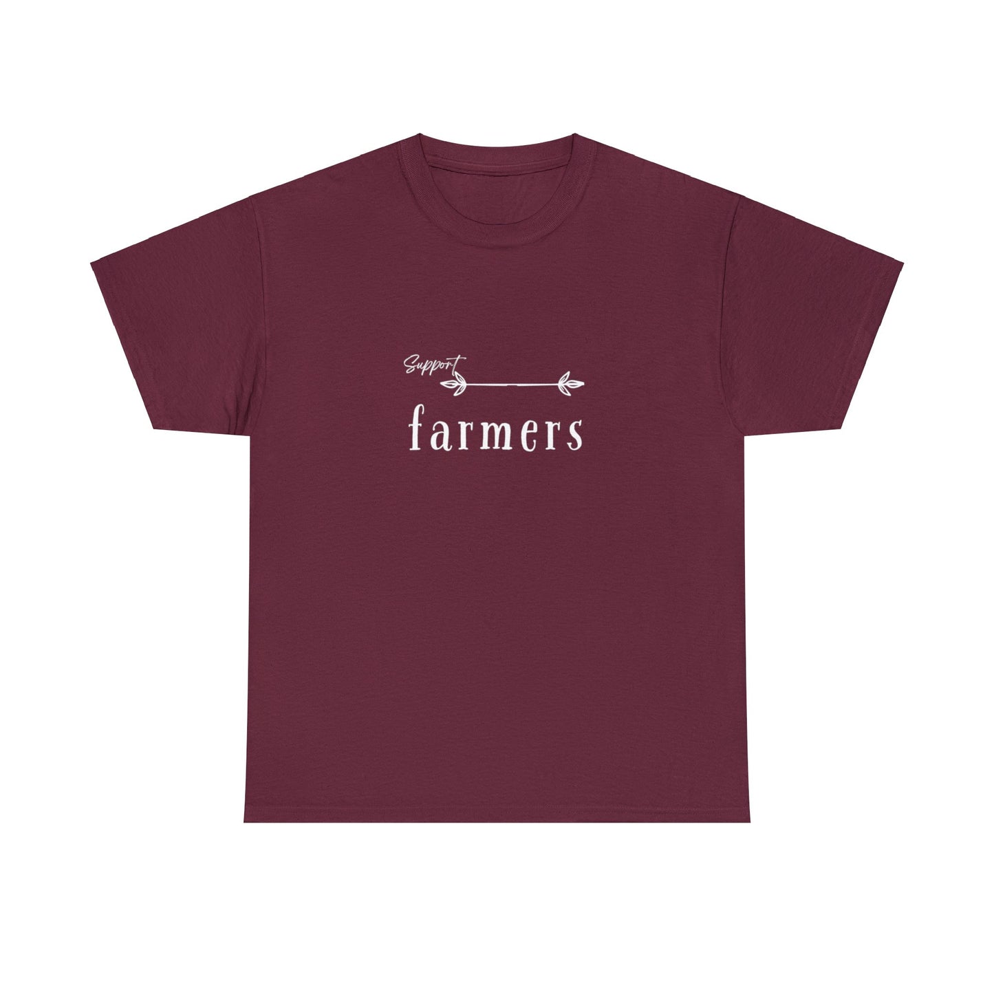 Support Farmers - Unisex Heavy Cotton Tee