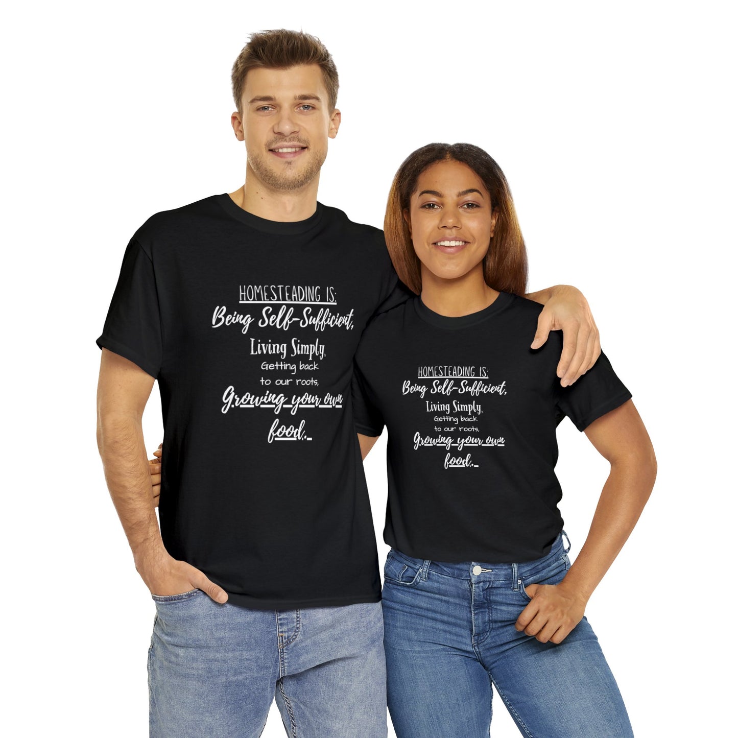 Homesteading Is - Unisex Heavy Cotton Tee