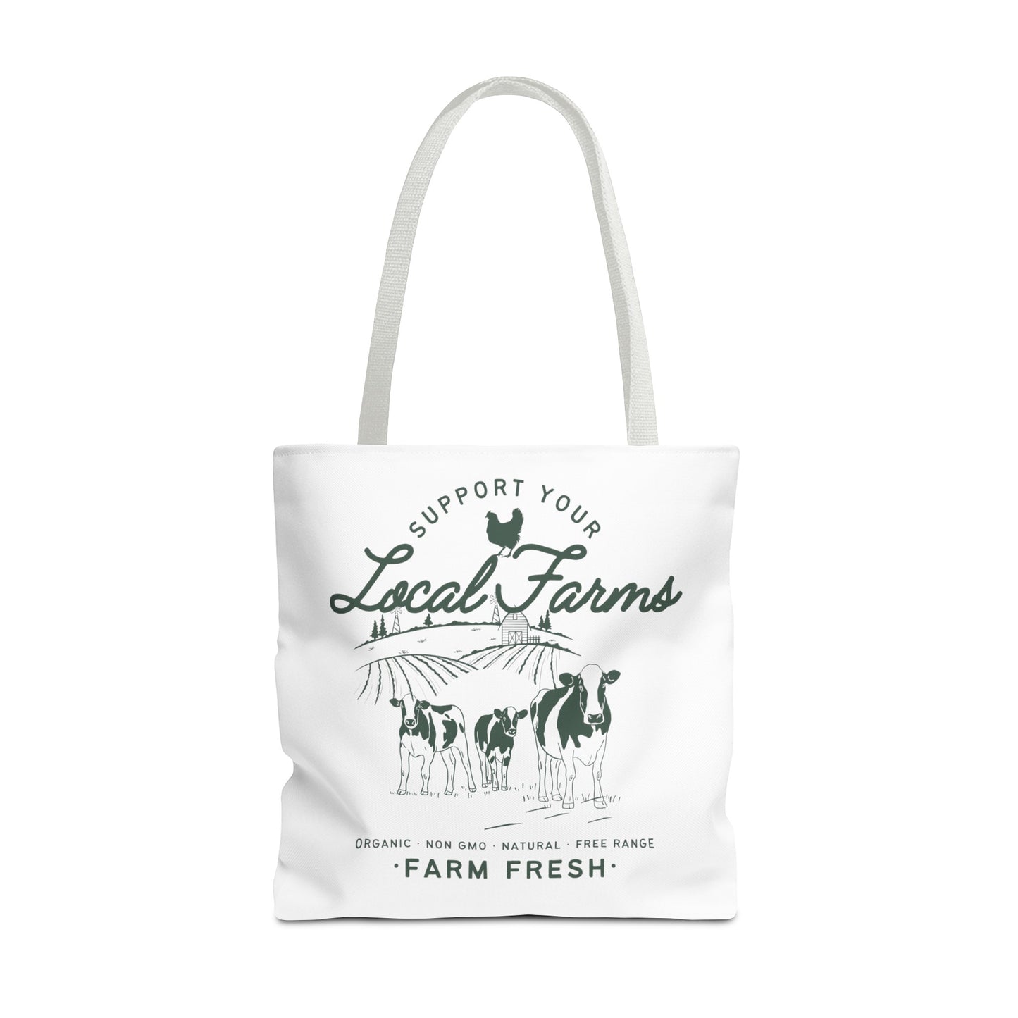 Support Your Local Farms - Tote Bag (AOP)