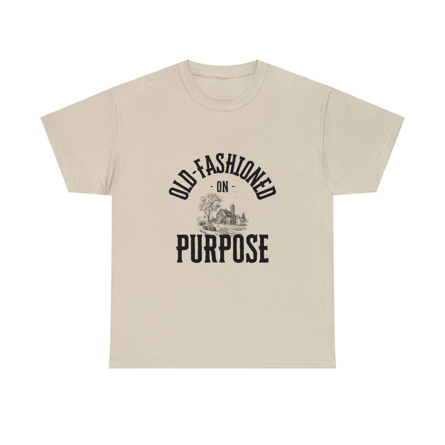 Old-Fashioned On Purpose - Unisex Heavy Cotton Tee