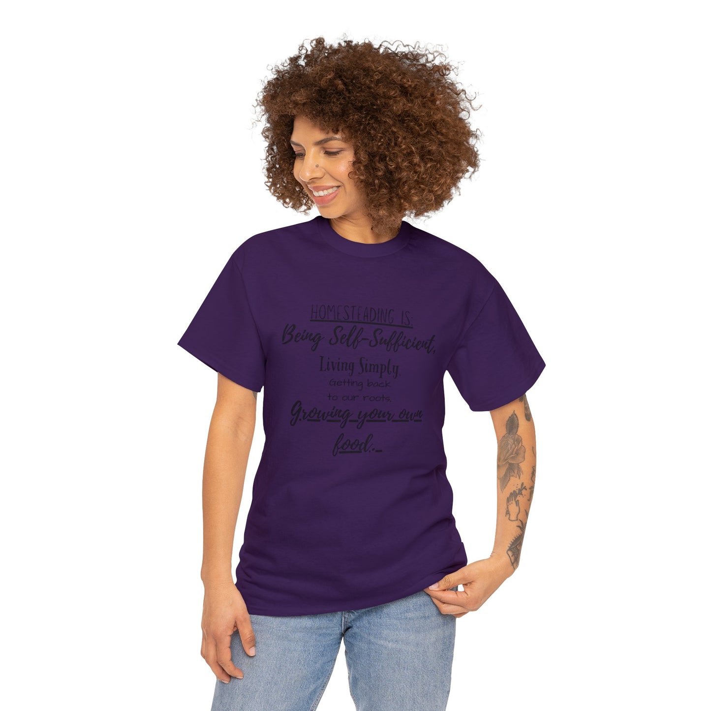 Homesteading Is... - Unisex Heavy Cotton Tee