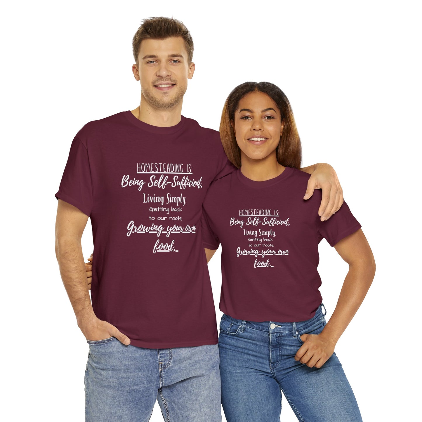 Homesteading Is - Unisex Heavy Cotton Tee