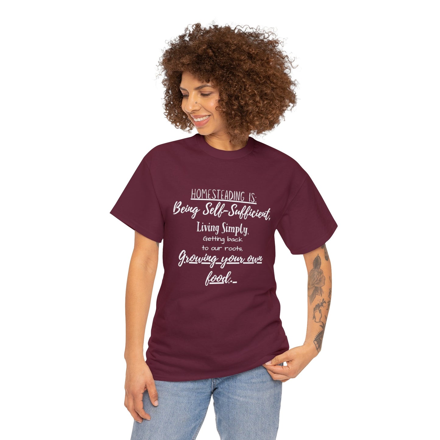 Homesteading Is - Unisex Heavy Cotton Tee