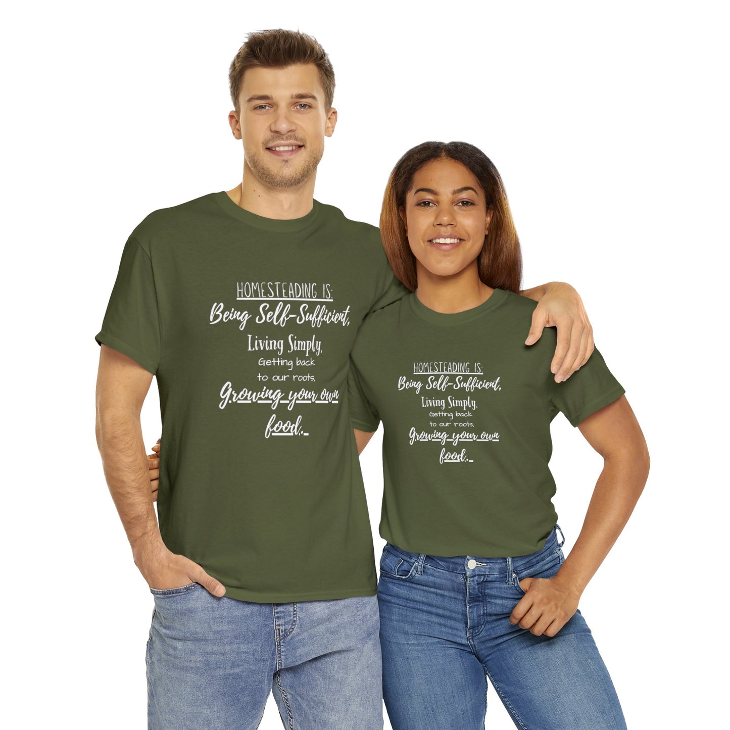 Homesteading Is - Unisex Heavy Cotton Tee