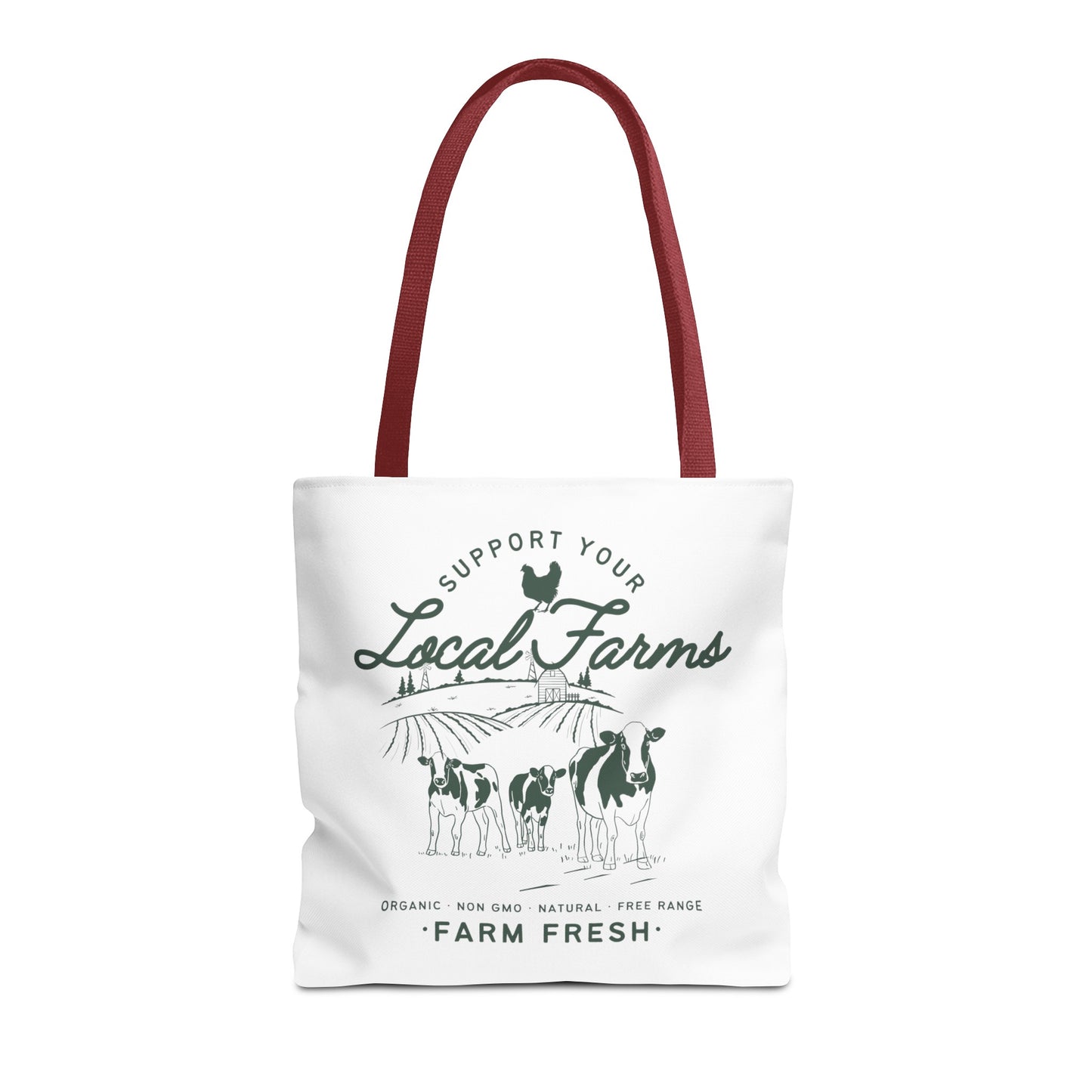 Support Your Local Farms - Tote Bag (AOP)