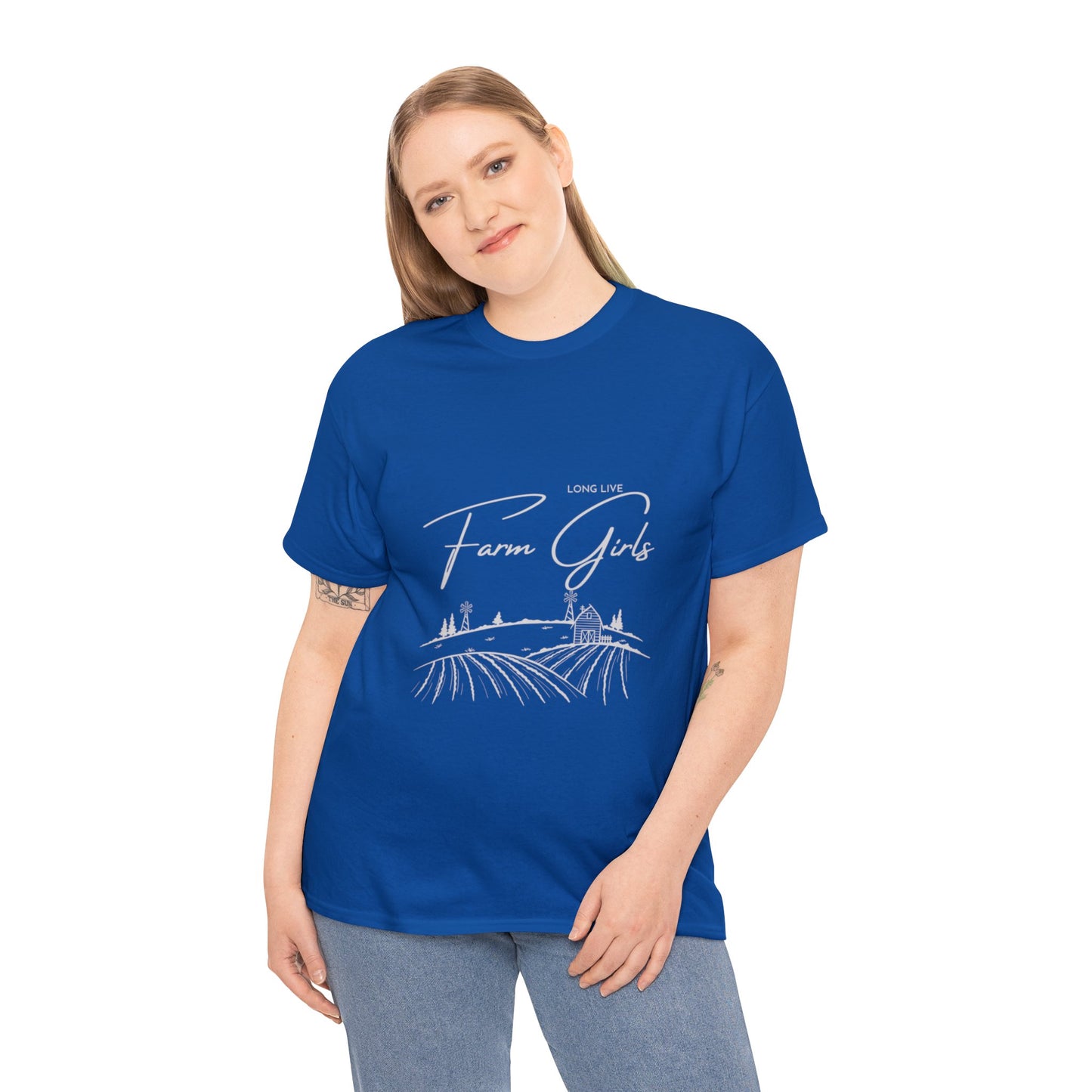 Long Live Farm Girls - Unisex Heavy Cotton Tee