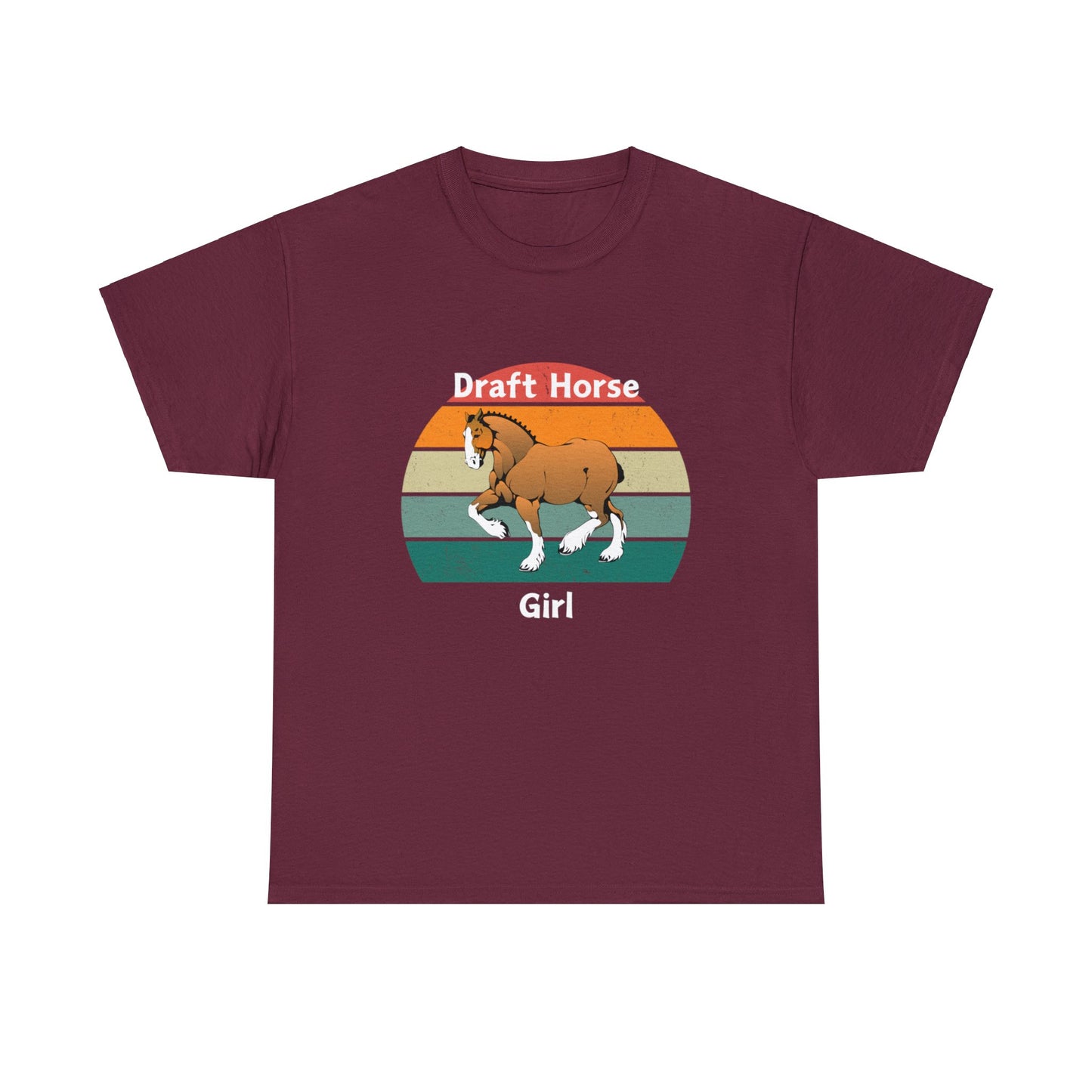 Draft Horse Girl - Unisex Heavy Cotton Tee