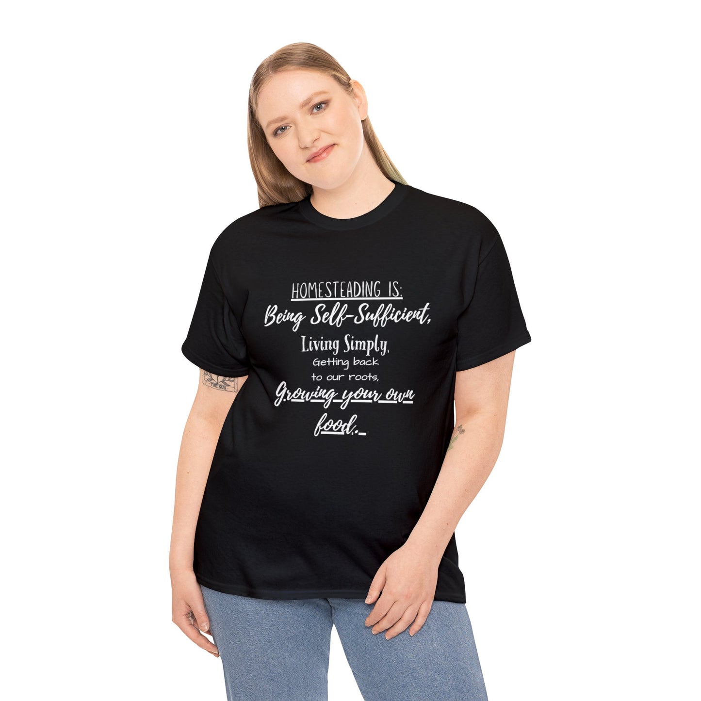 Homesteading Is - Unisex Heavy Cotton Tee