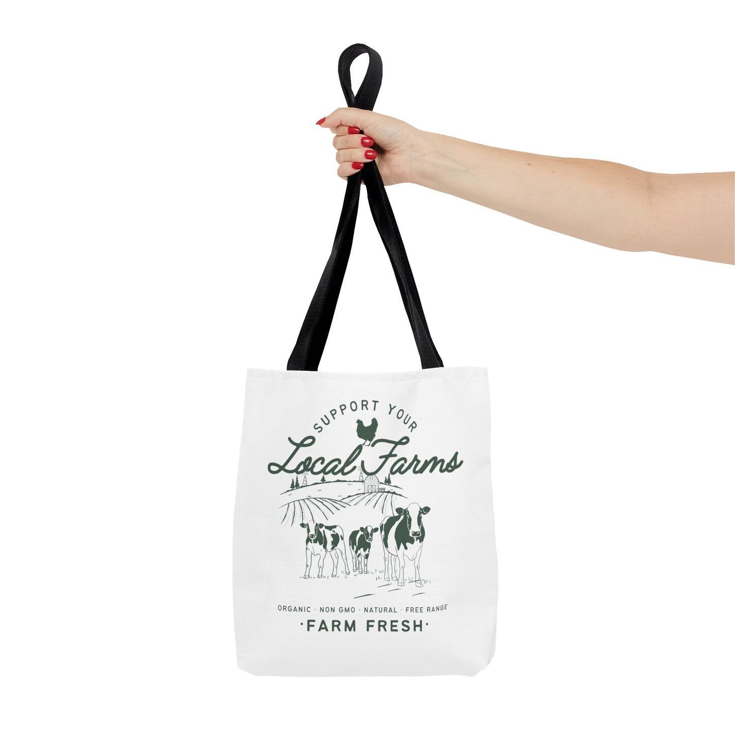 Support Your Local Farms - Tote Bag (AOP)