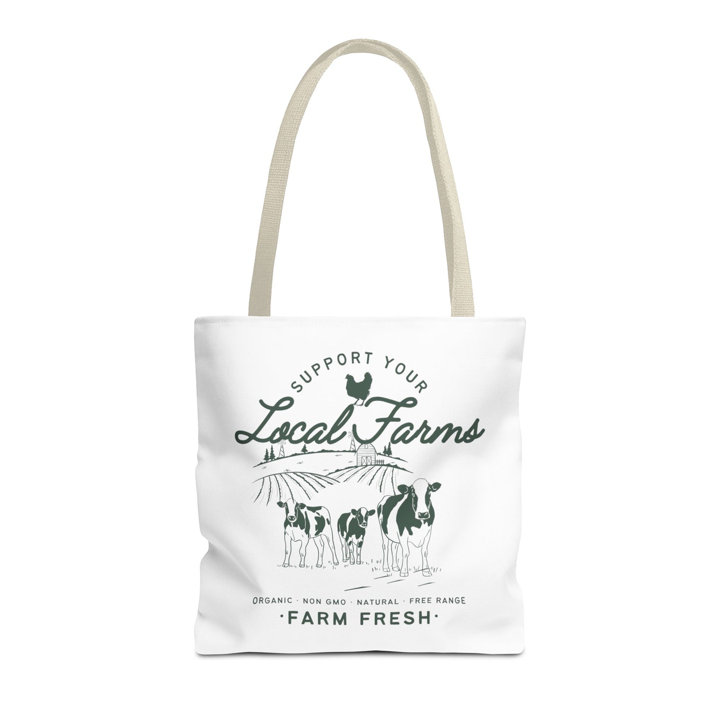 Support Your Local Farms - Tote Bag (AOP)