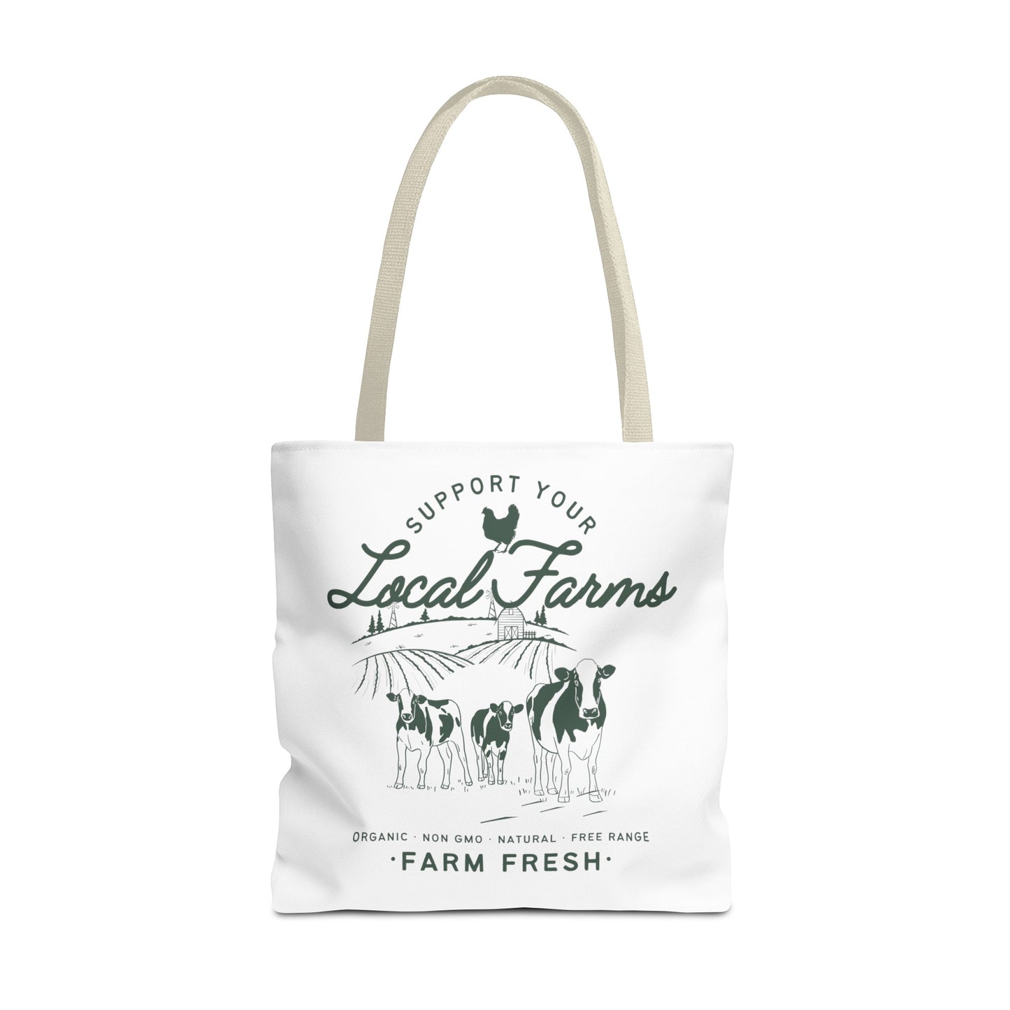 Support Your Local Farms - Tote Bag (AOP)