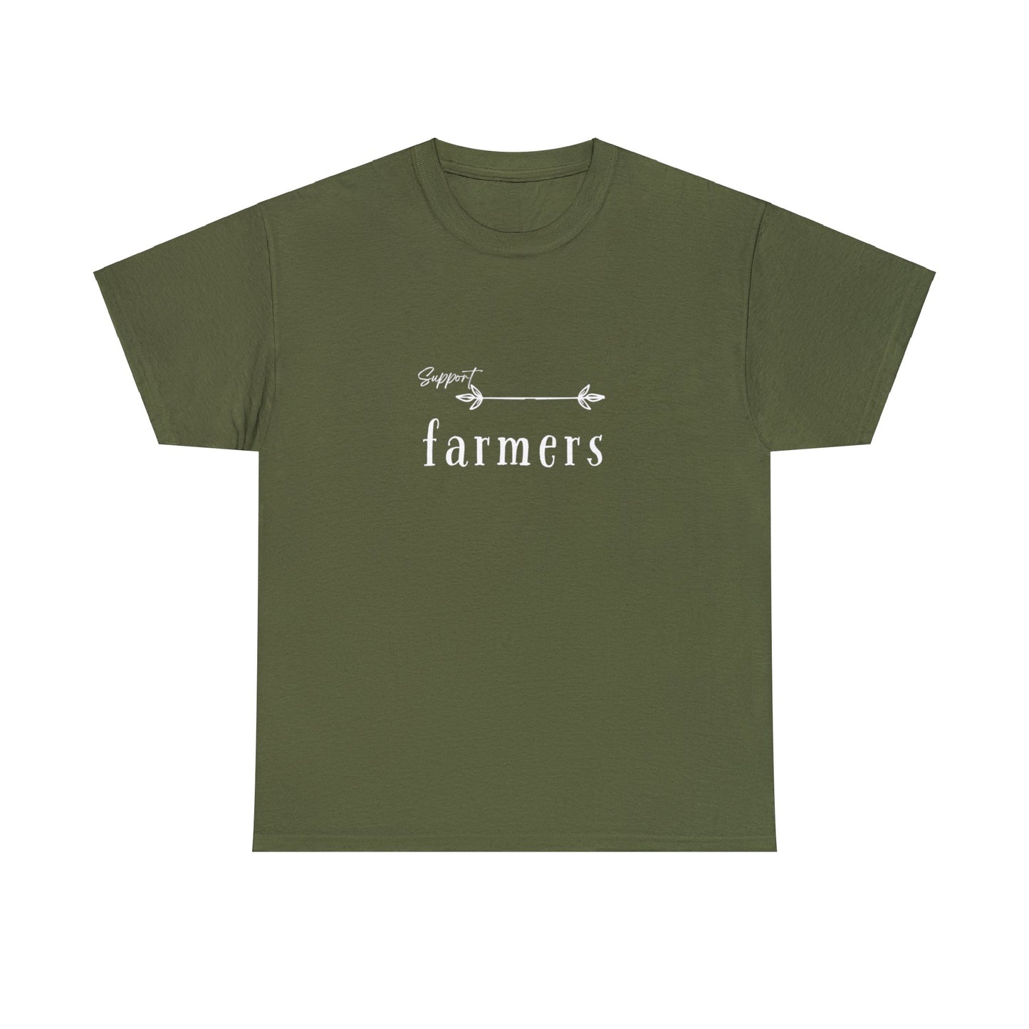 Support Farmers - Unisex Heavy Cotton Tee