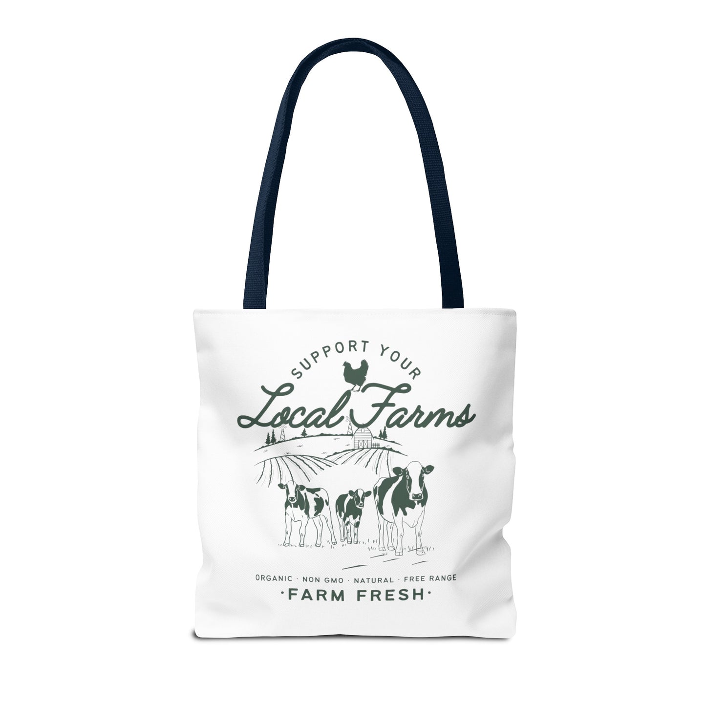 Support Your Local Farms - Tote Bag (AOP)