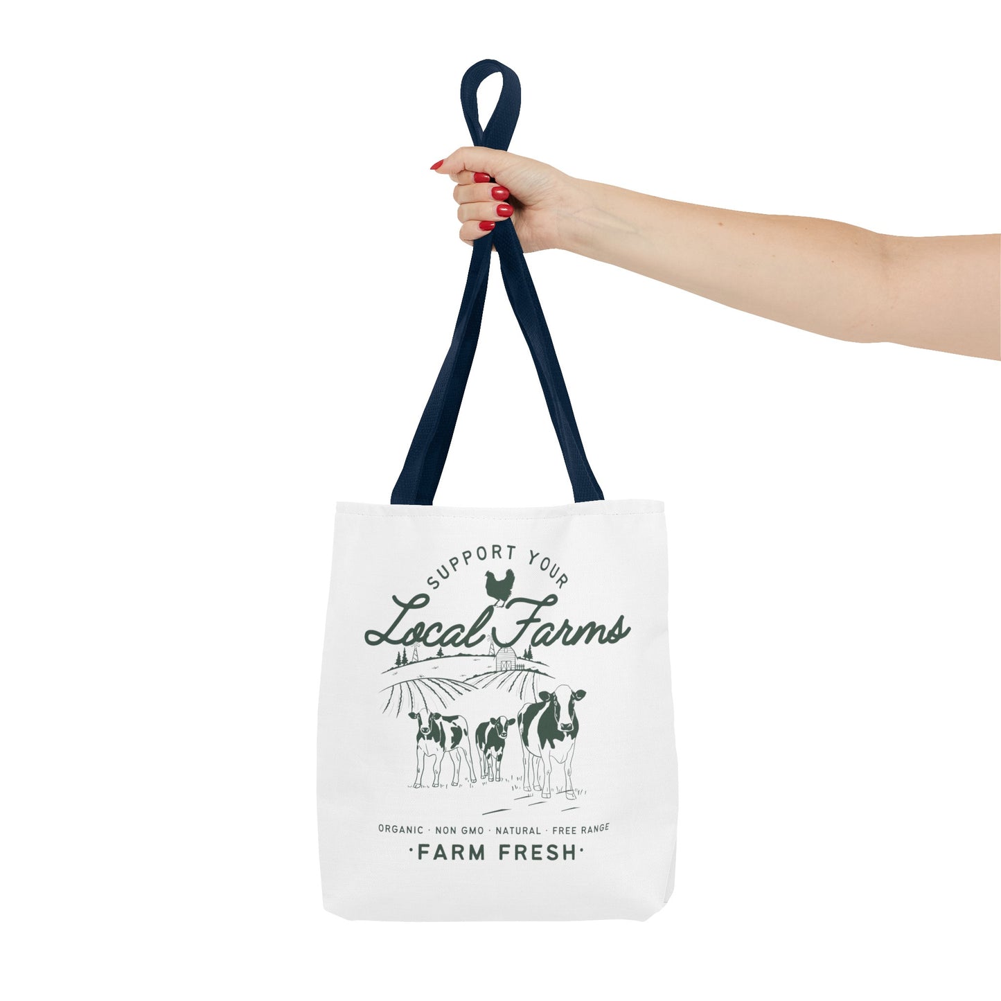 Support Your Local Farms - Tote Bag (AOP)