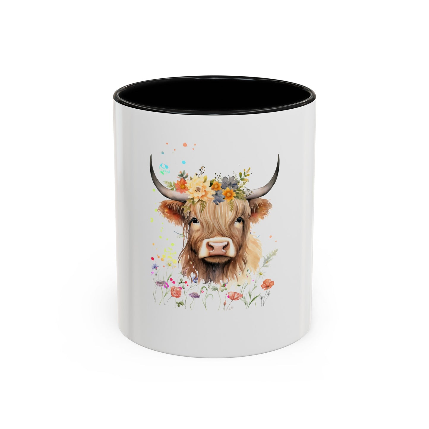 Highland Cow - Accent Coffee Mug (11, 15oz)