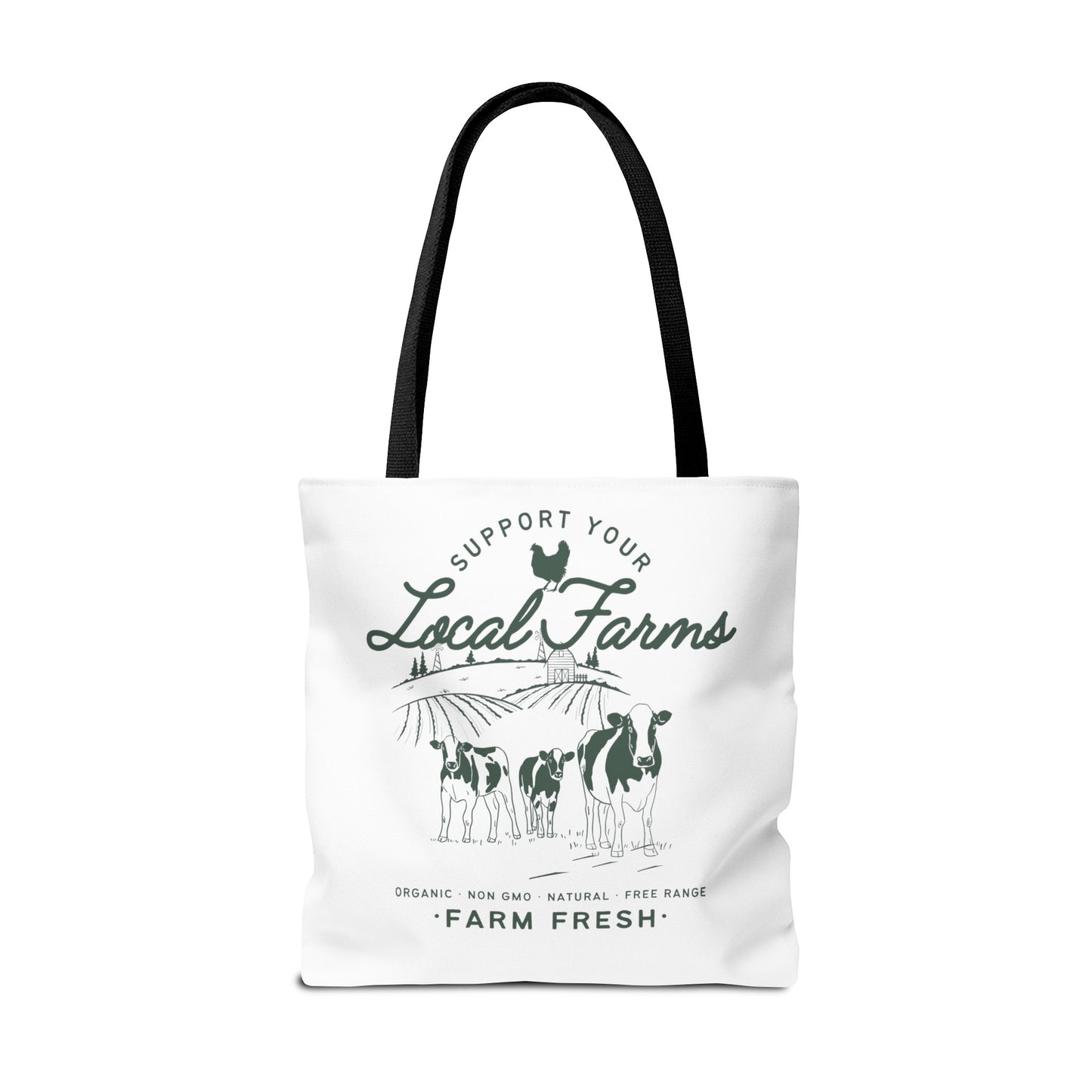 Support Your Local Farms - Tote Bag (AOP)