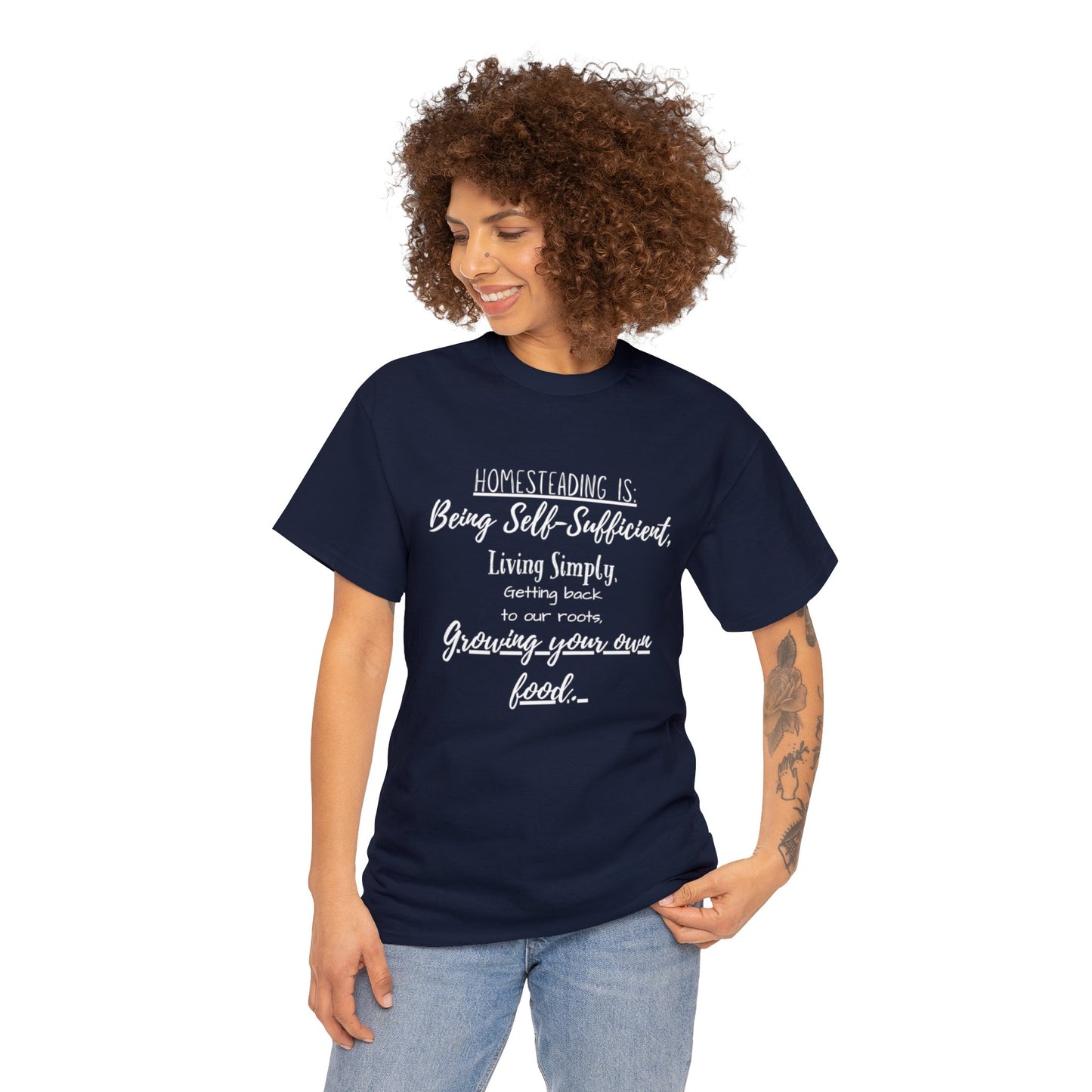 Homesteading Is - Unisex Heavy Cotton Tee