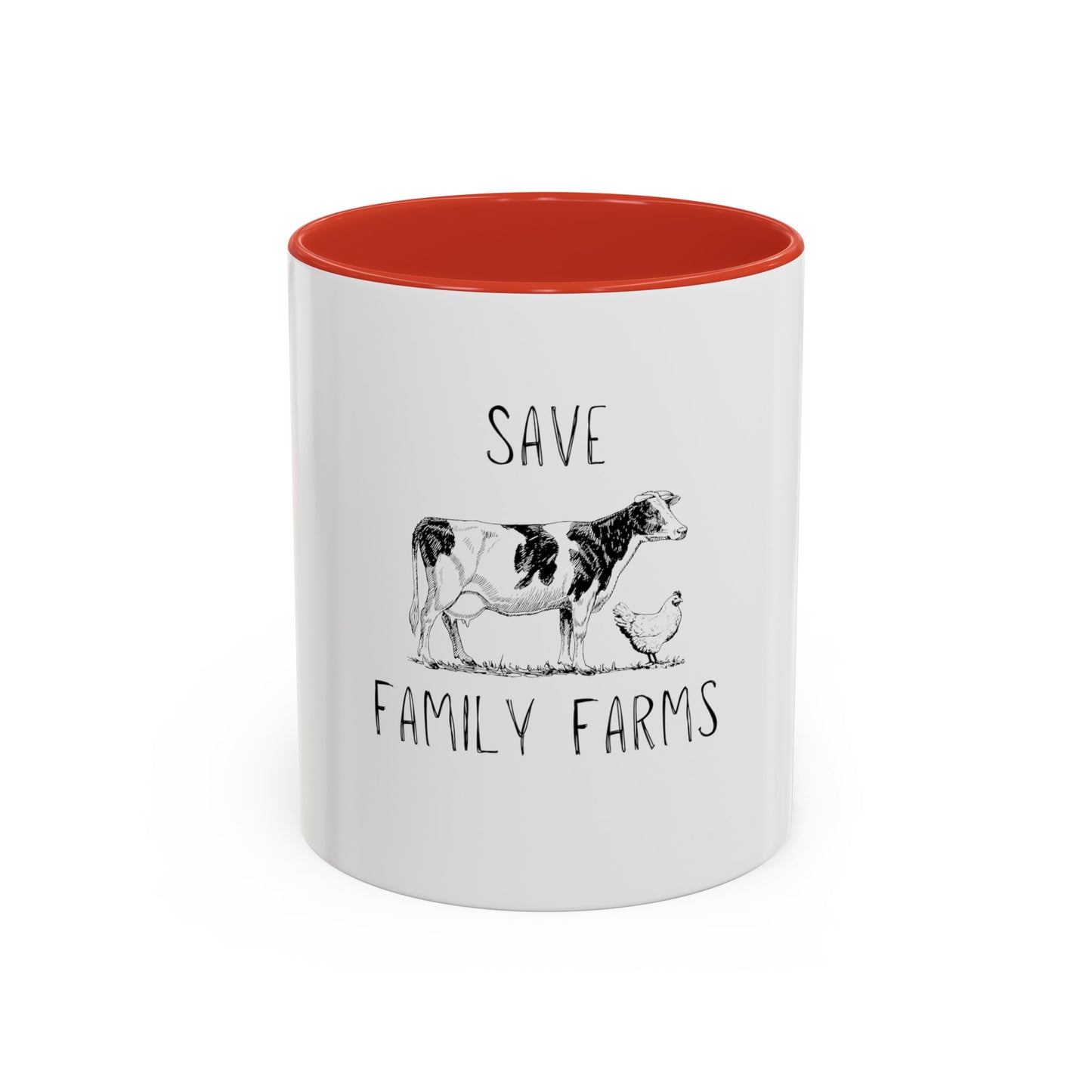 Save Family Farms - Accent Coffee Mug, 11oz