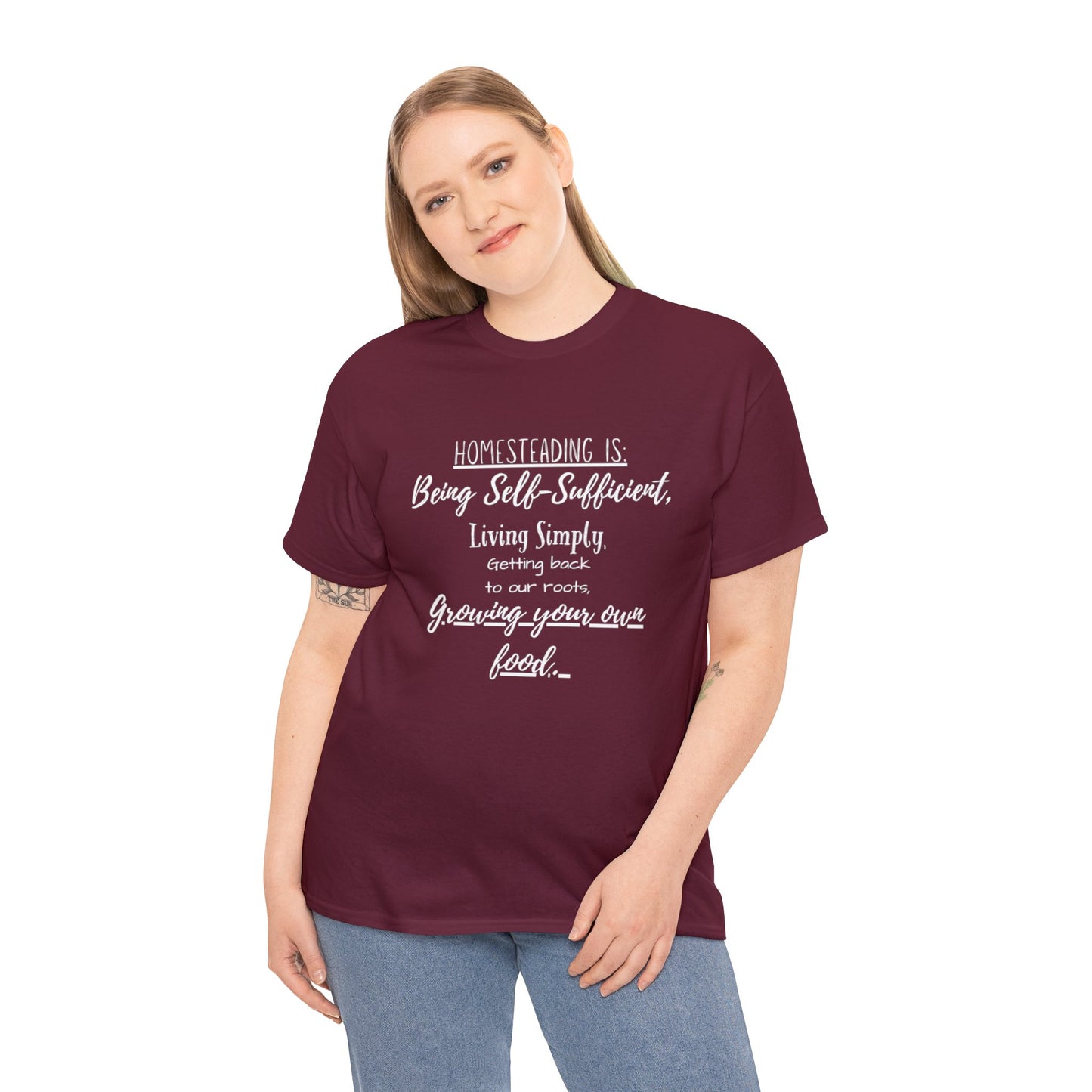 Homesteading Is - Unisex Heavy Cotton Tee