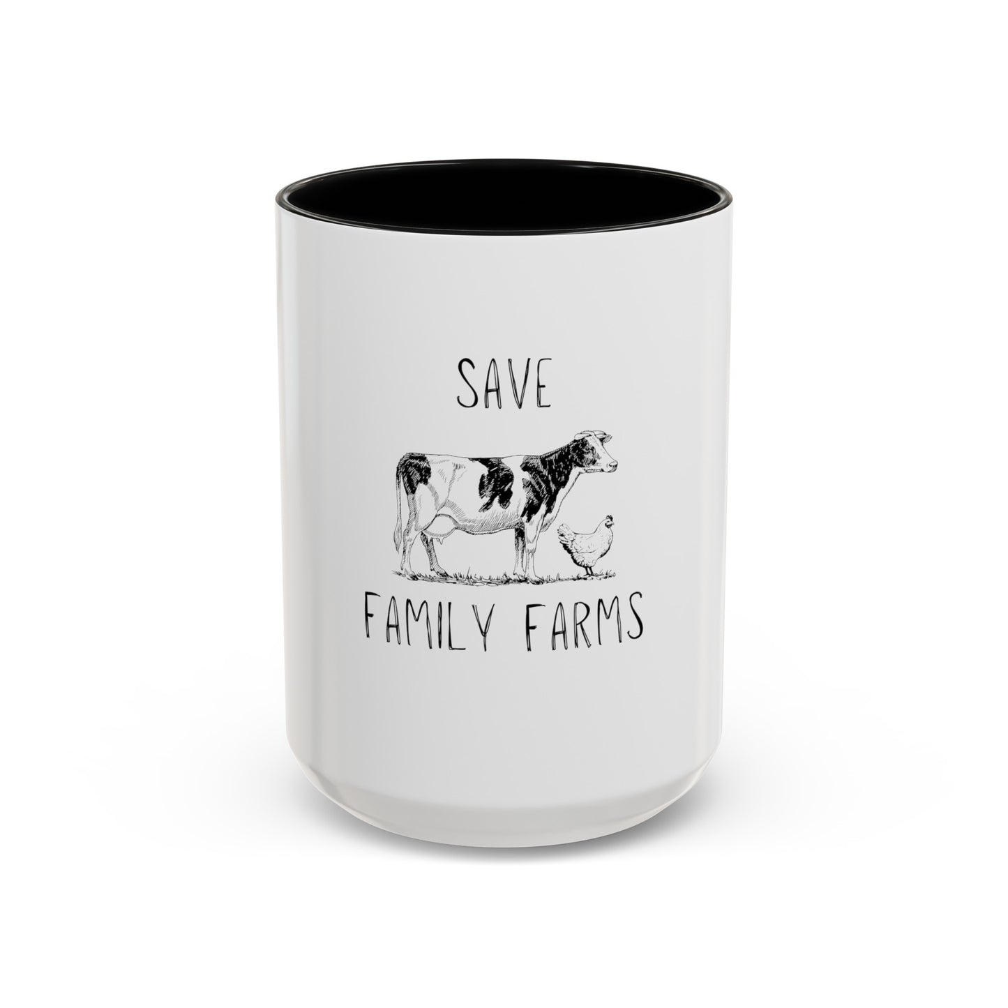 Save Family Farms - Accent Coffee Mug, 11oz