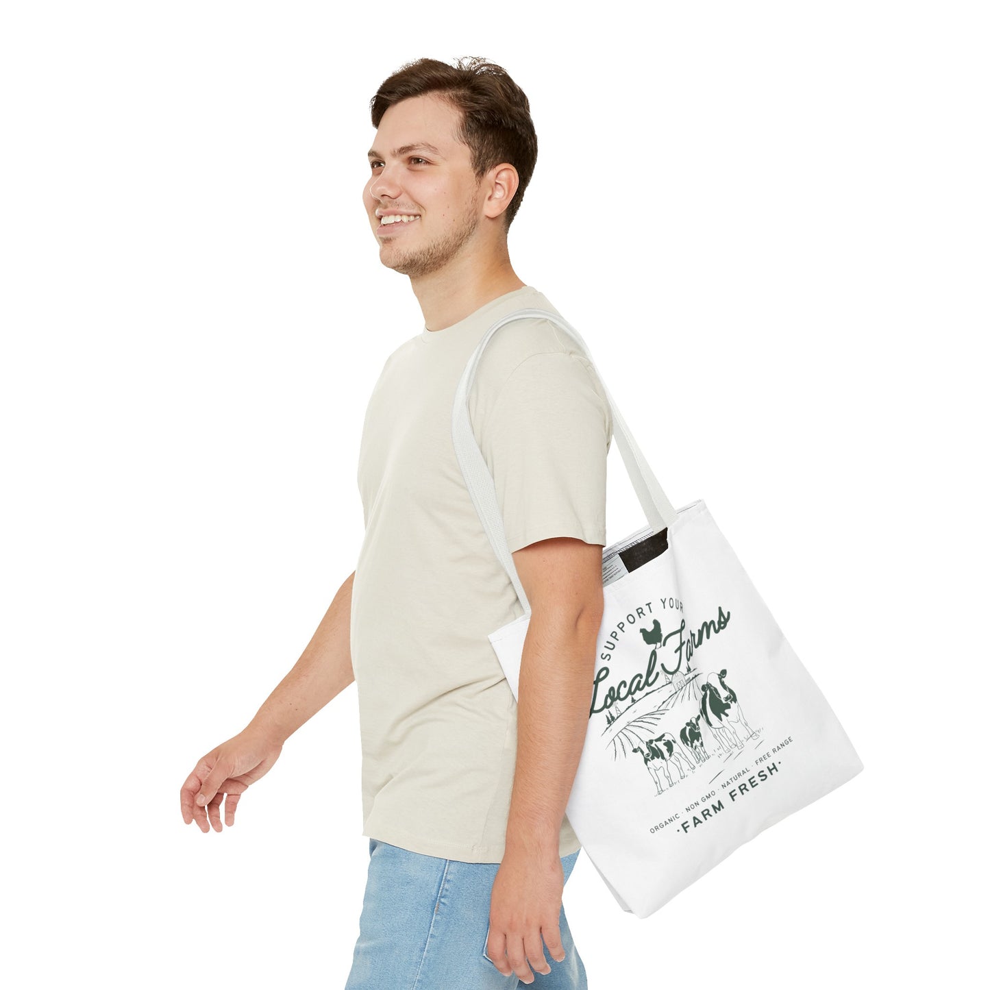 Support Your Local Farms - Tote Bag (AOP)