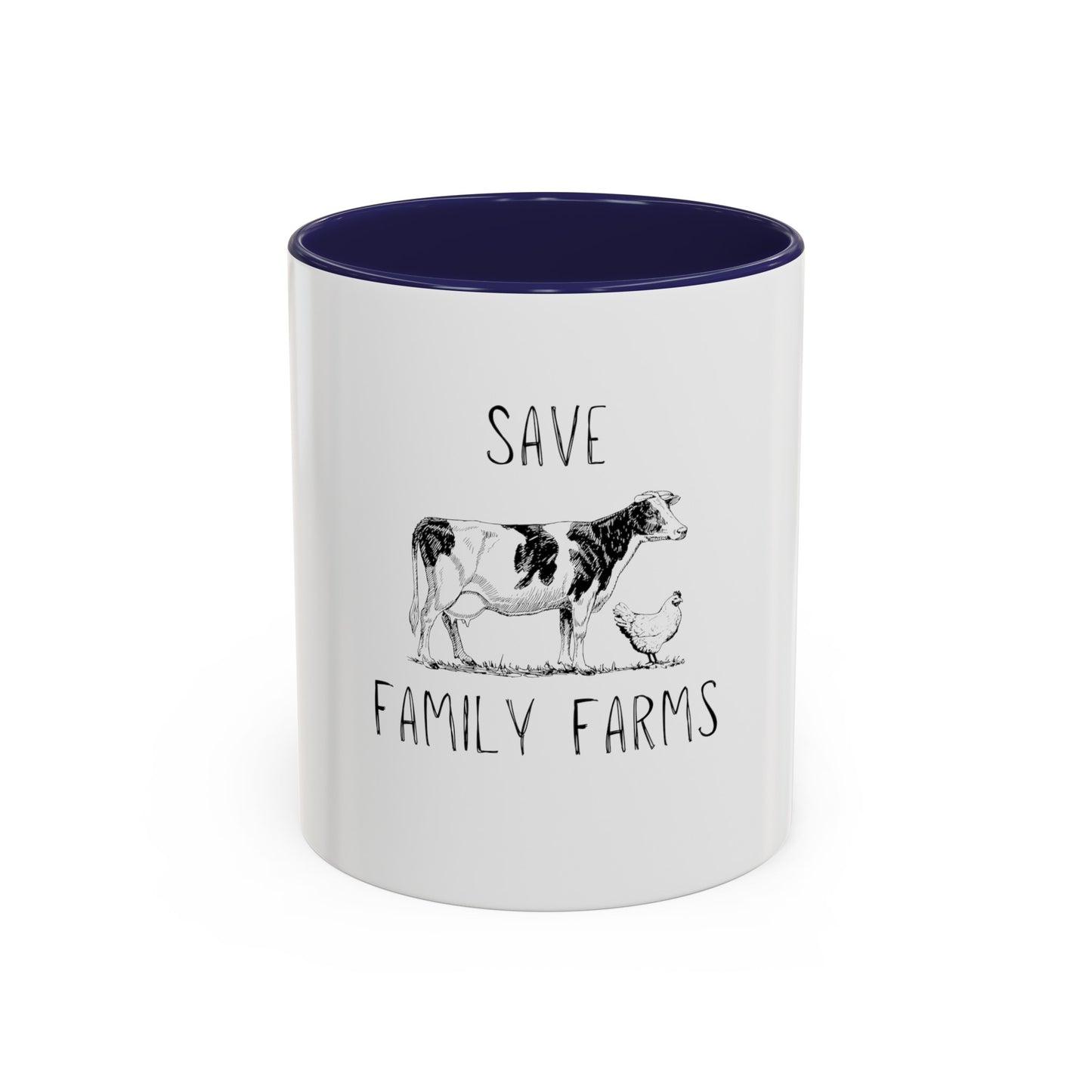 Save Family Farms - Accent Coffee Mug, 11oz