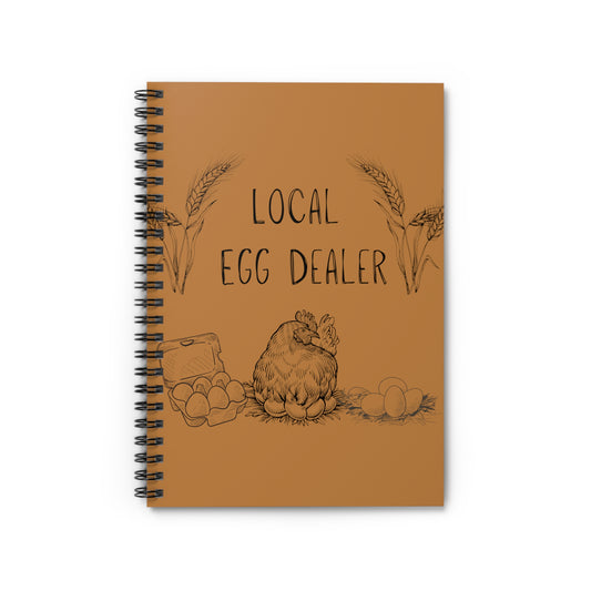 Local Egg Dealer - Spiral Notebook - Ruled Line