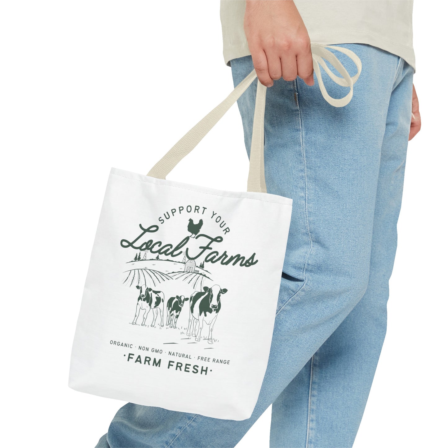 Support Your Local Farms - Tote Bag (AOP)