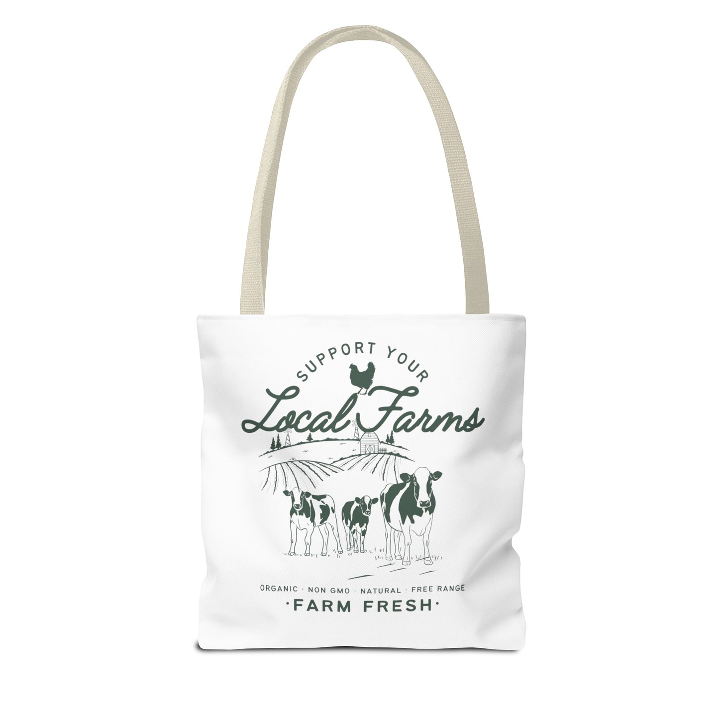 Support Your Local Farms - Tote Bag (AOP)