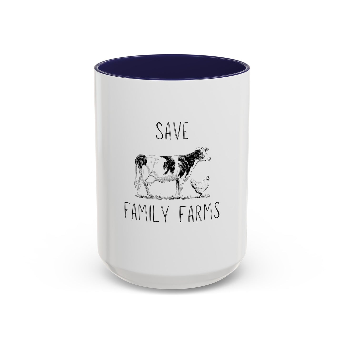 Save Family Farms - Accent Coffee Mug, 11oz