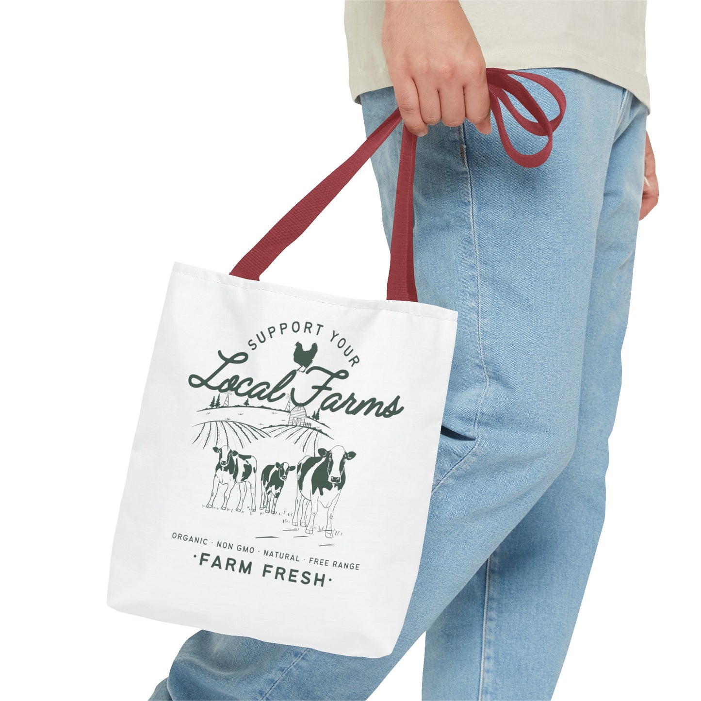 Support Your Local Farms - Tote Bag (AOP)