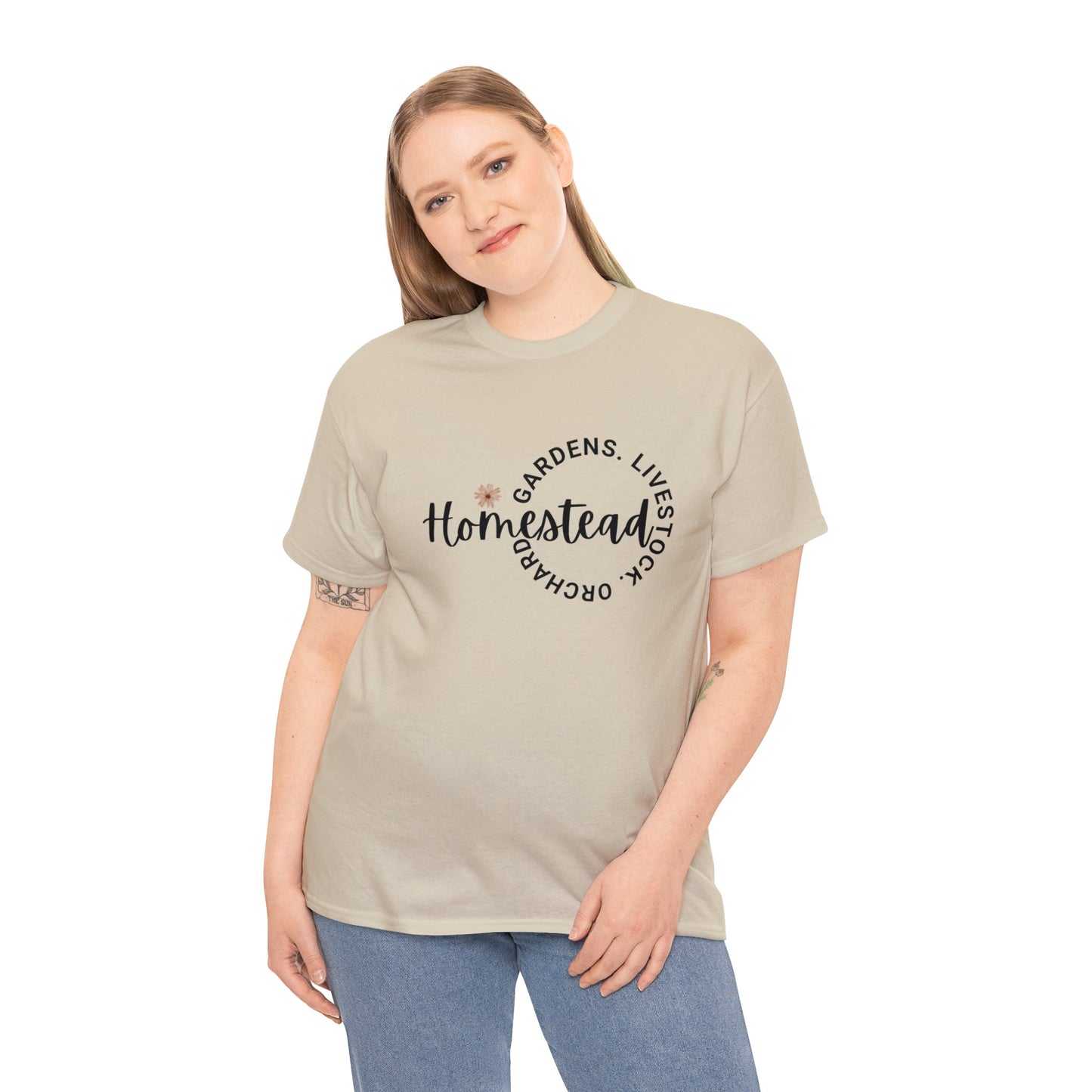 Gardens. Livestock. Orchard. Homestead - Unisex Heavy Cotton Tee