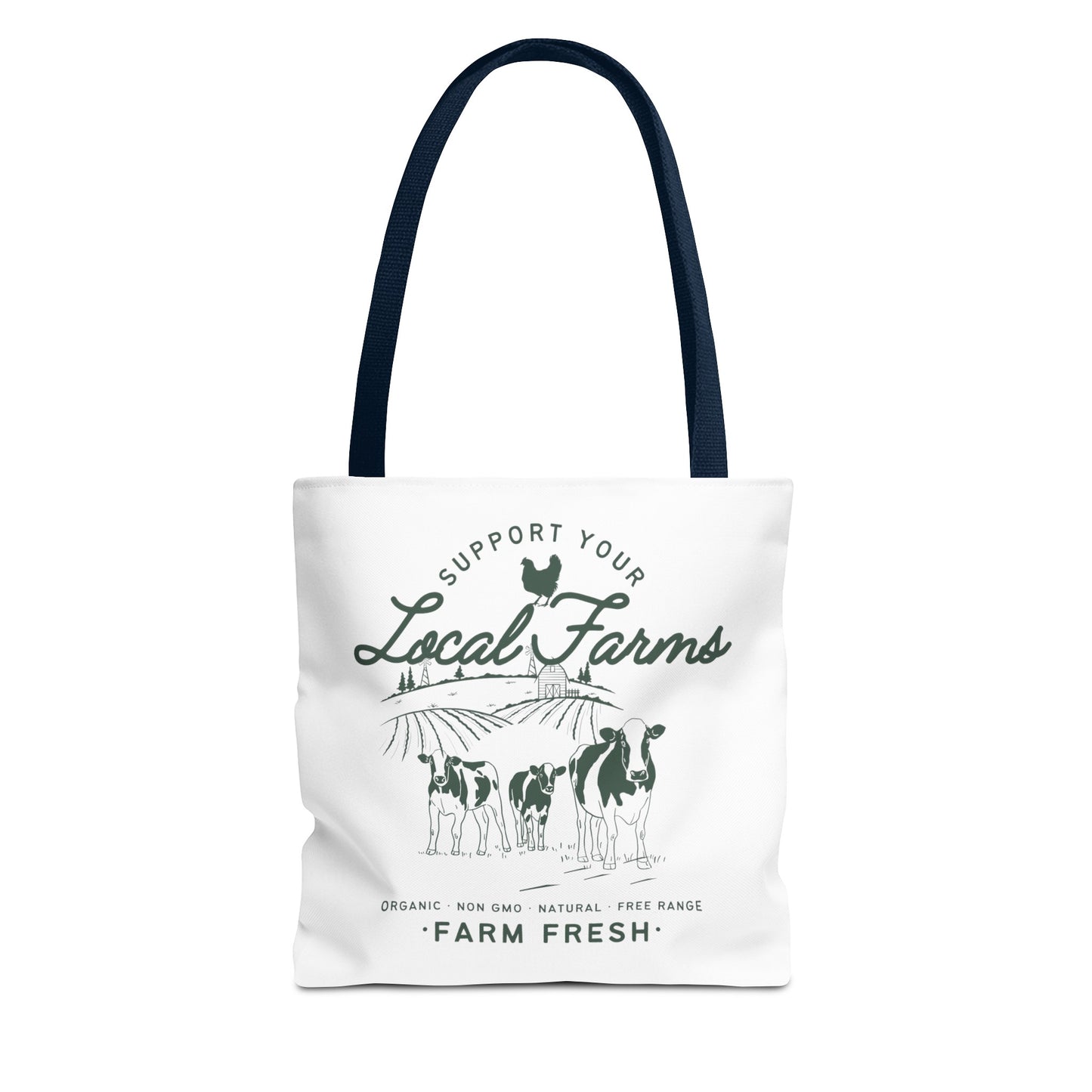 Support Your Local Farms - Tote Bag (AOP)