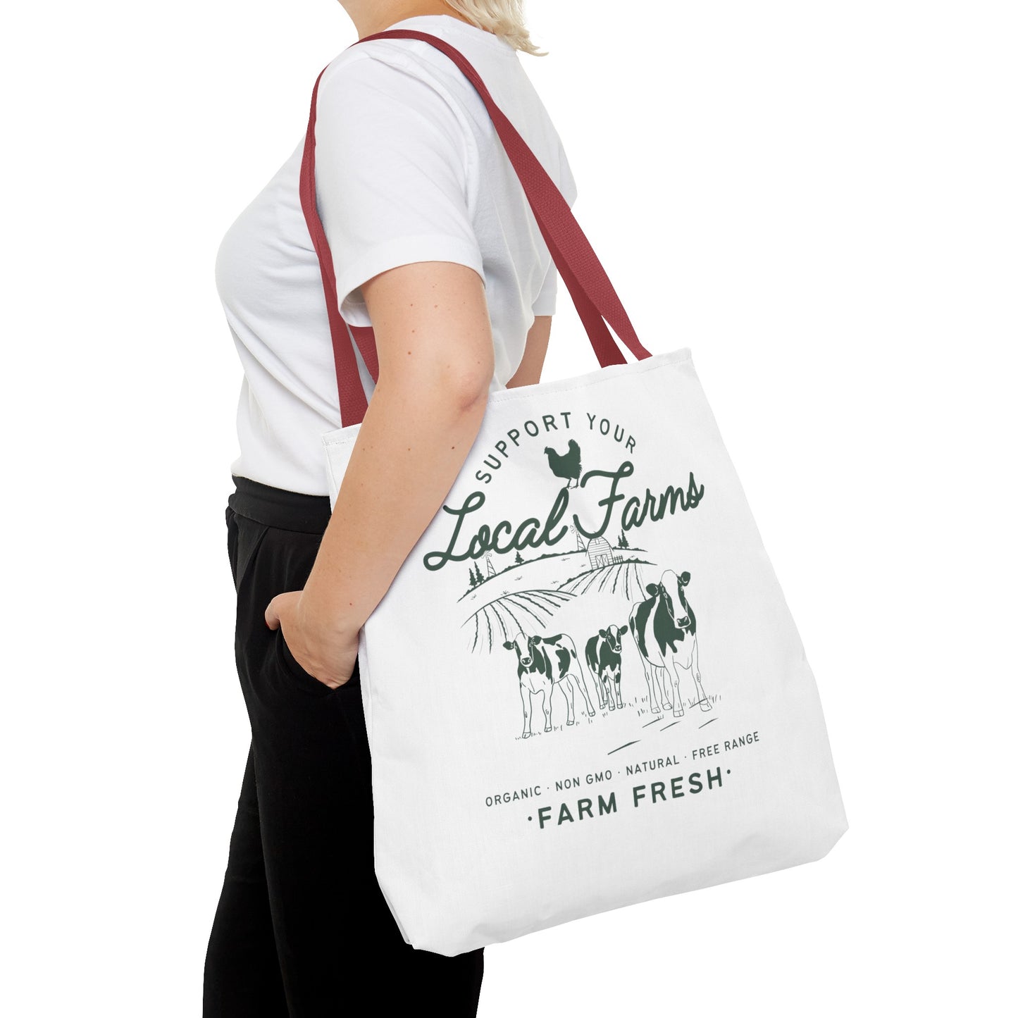 Support Your Local Farms - Tote Bag (AOP)