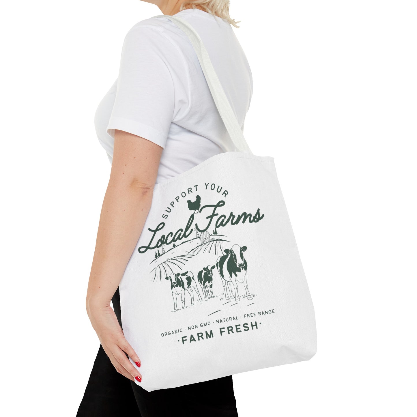 Support Your Local Farms - Tote Bag (AOP)