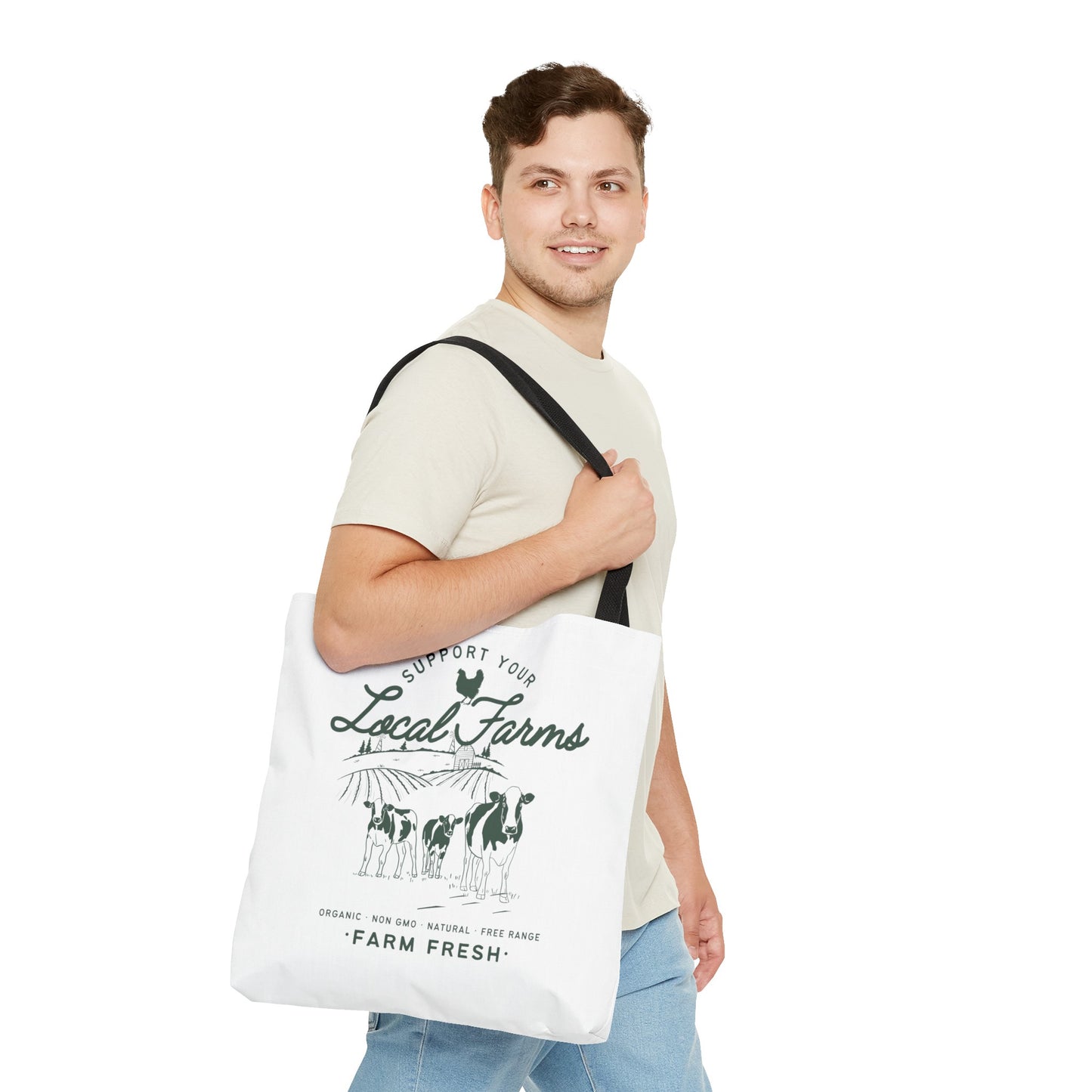 Support Your Local Farms - Tote Bag (AOP)