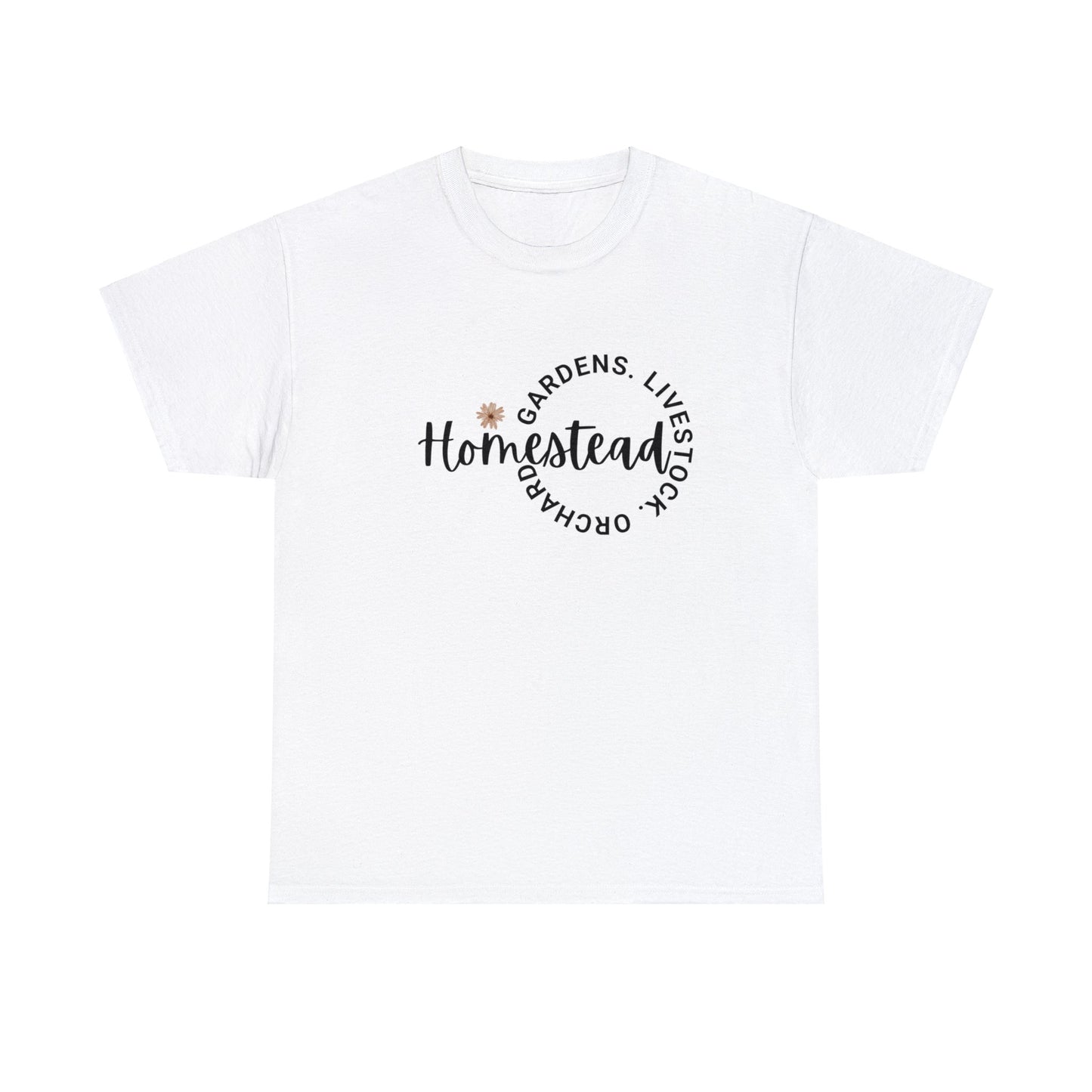 Gardens. Livestock. Orchard. Homestead - Unisex Heavy Cotton Tee