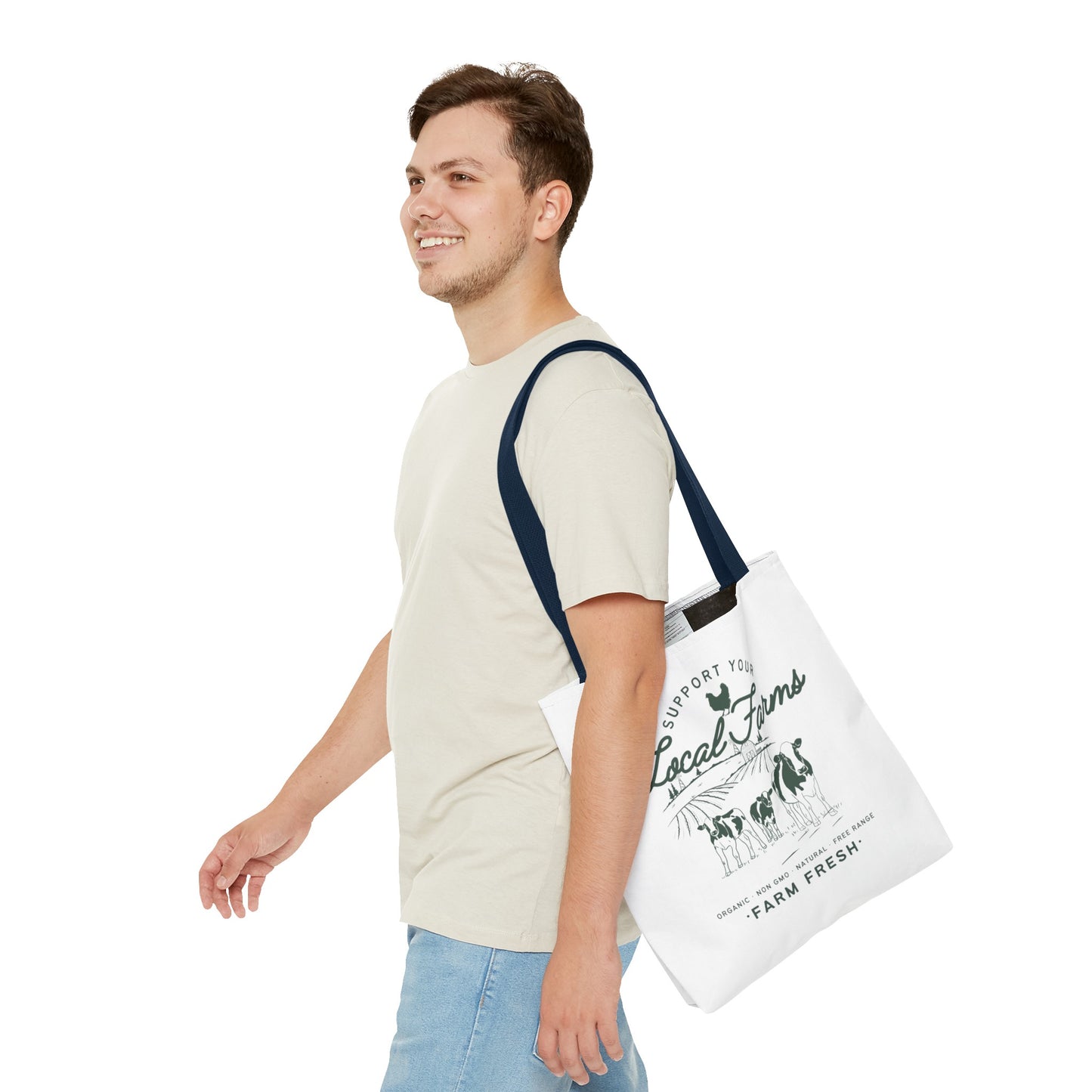 Support Your Local Farms - Tote Bag (AOP)