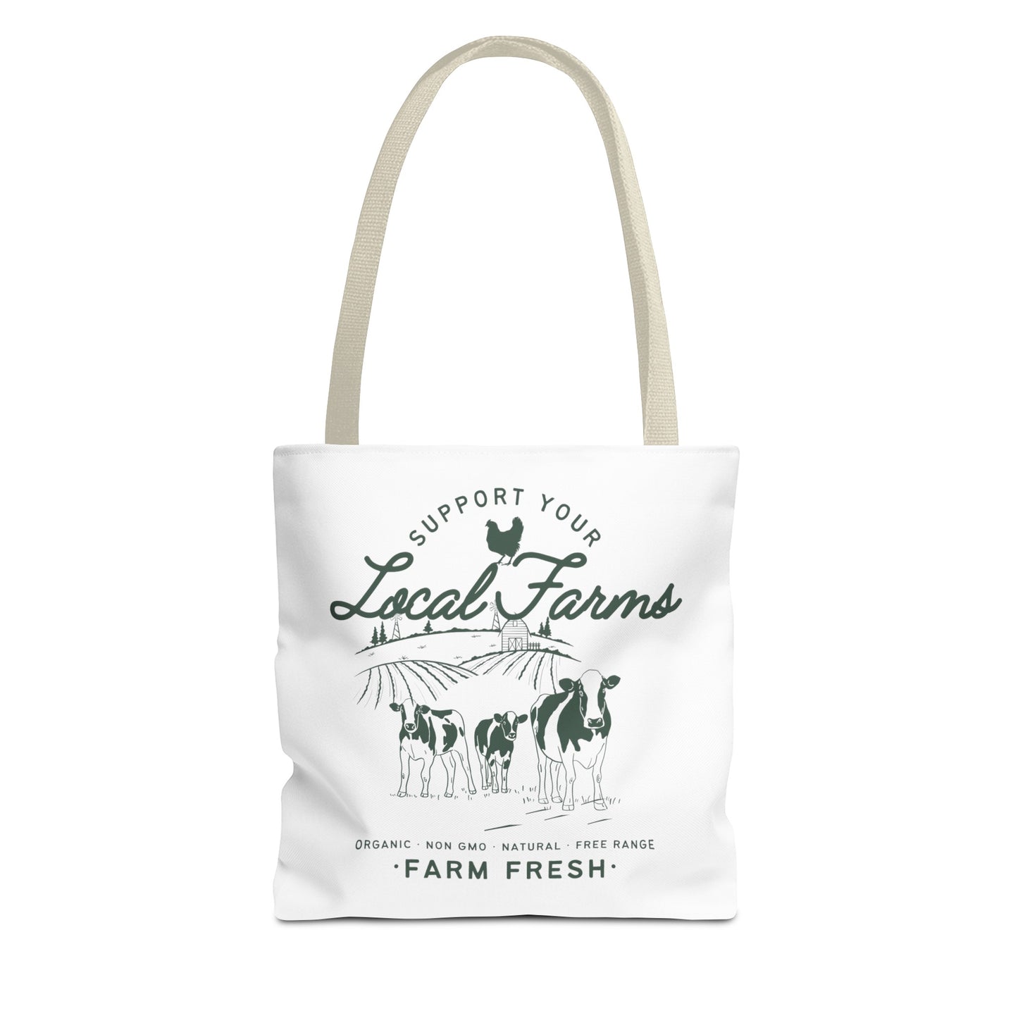 Support Your Local Farms - Tote Bag (AOP)