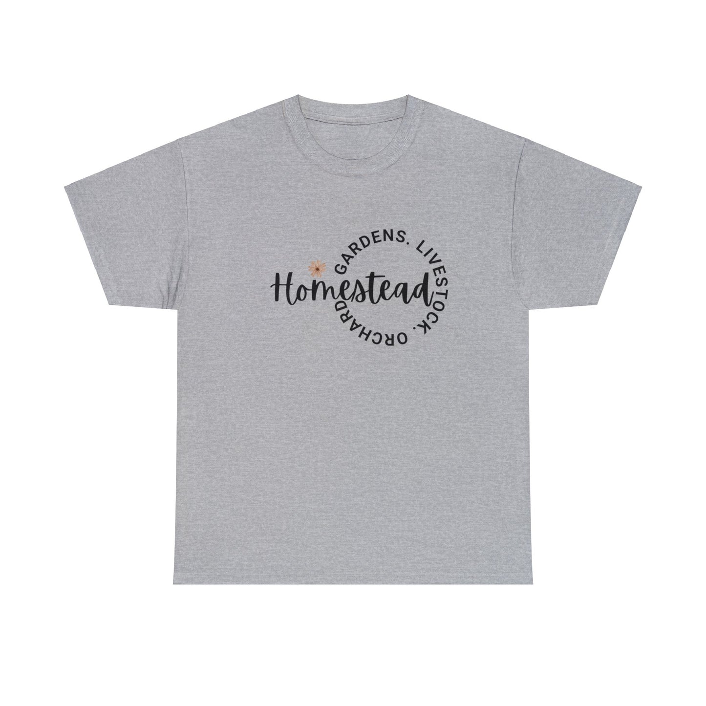 Gardens. Livestock. Orchard. Homestead - Unisex Heavy Cotton Tee