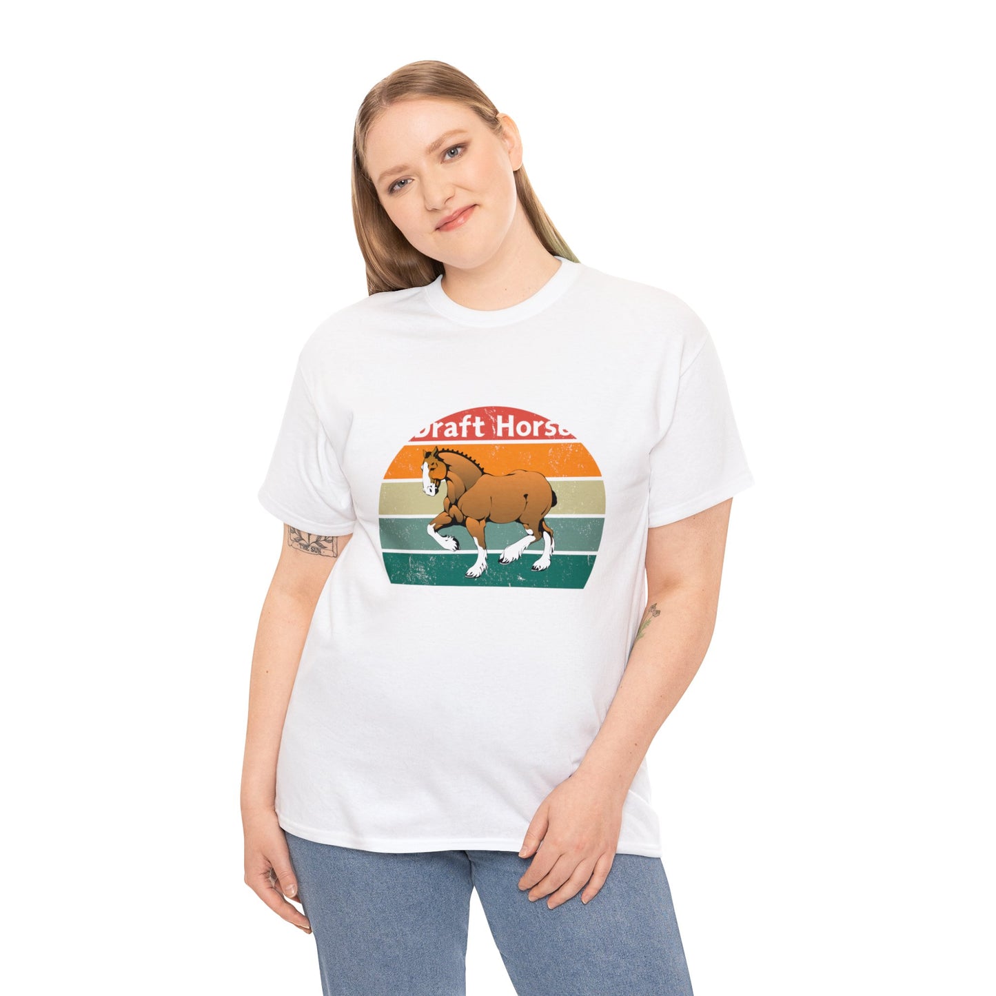 Draft Horse Girl - Unisex Heavy Cotton Tee